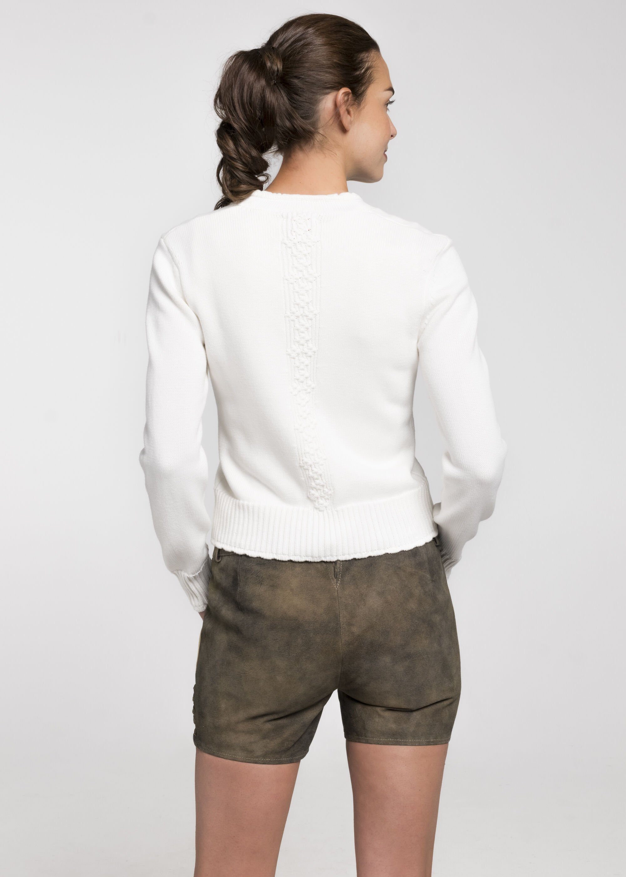 Spieth & Wensky Strickjacke Brescia mit trendiger Logo-Applikation