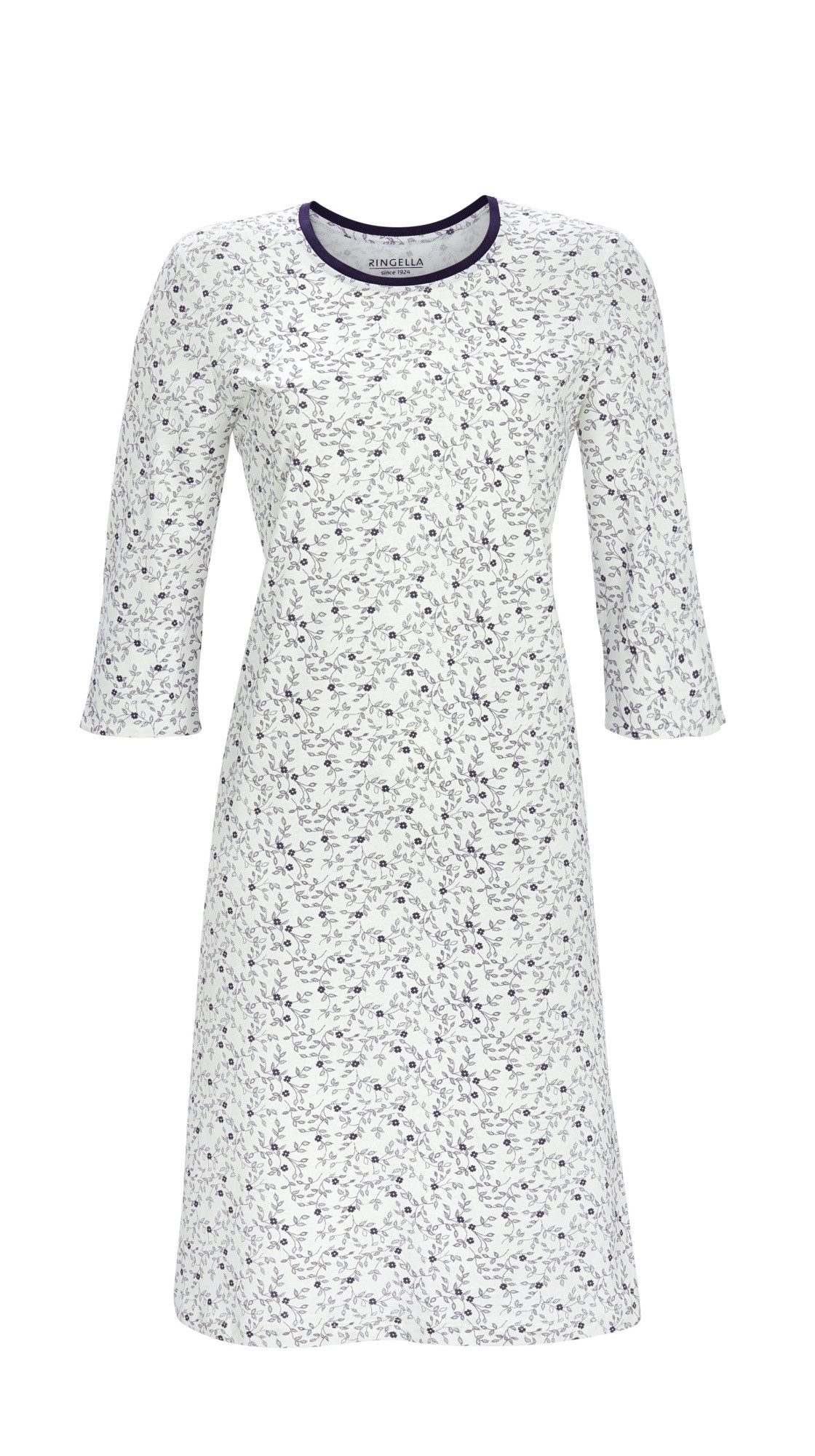 Ringella Nachthemd - Sleepshirt im Millefleurs-Dessin und 3/4 Arm Reine Bau günstig online kaufen