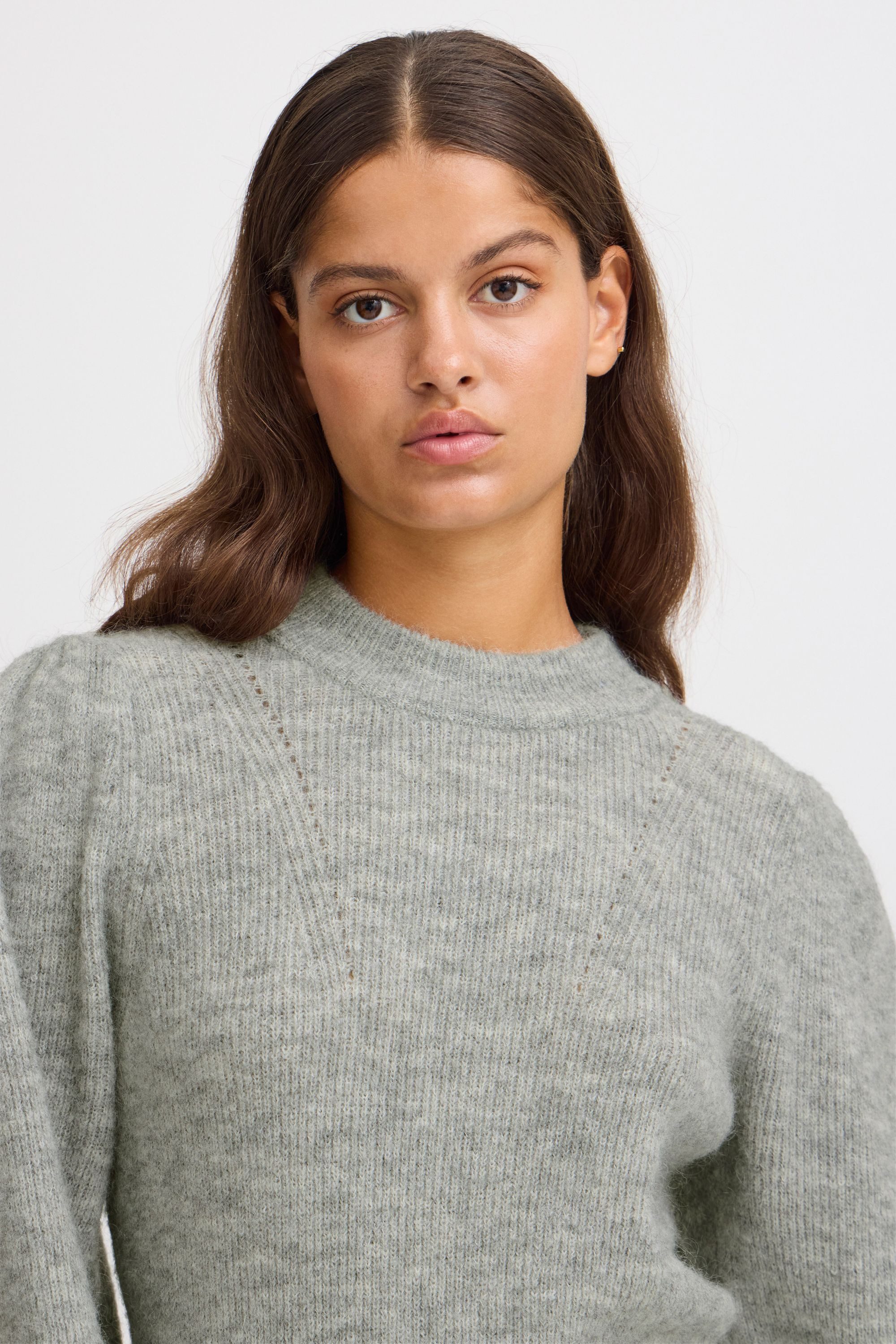 Ichi Strickkleid Midikleid günstig online kaufen