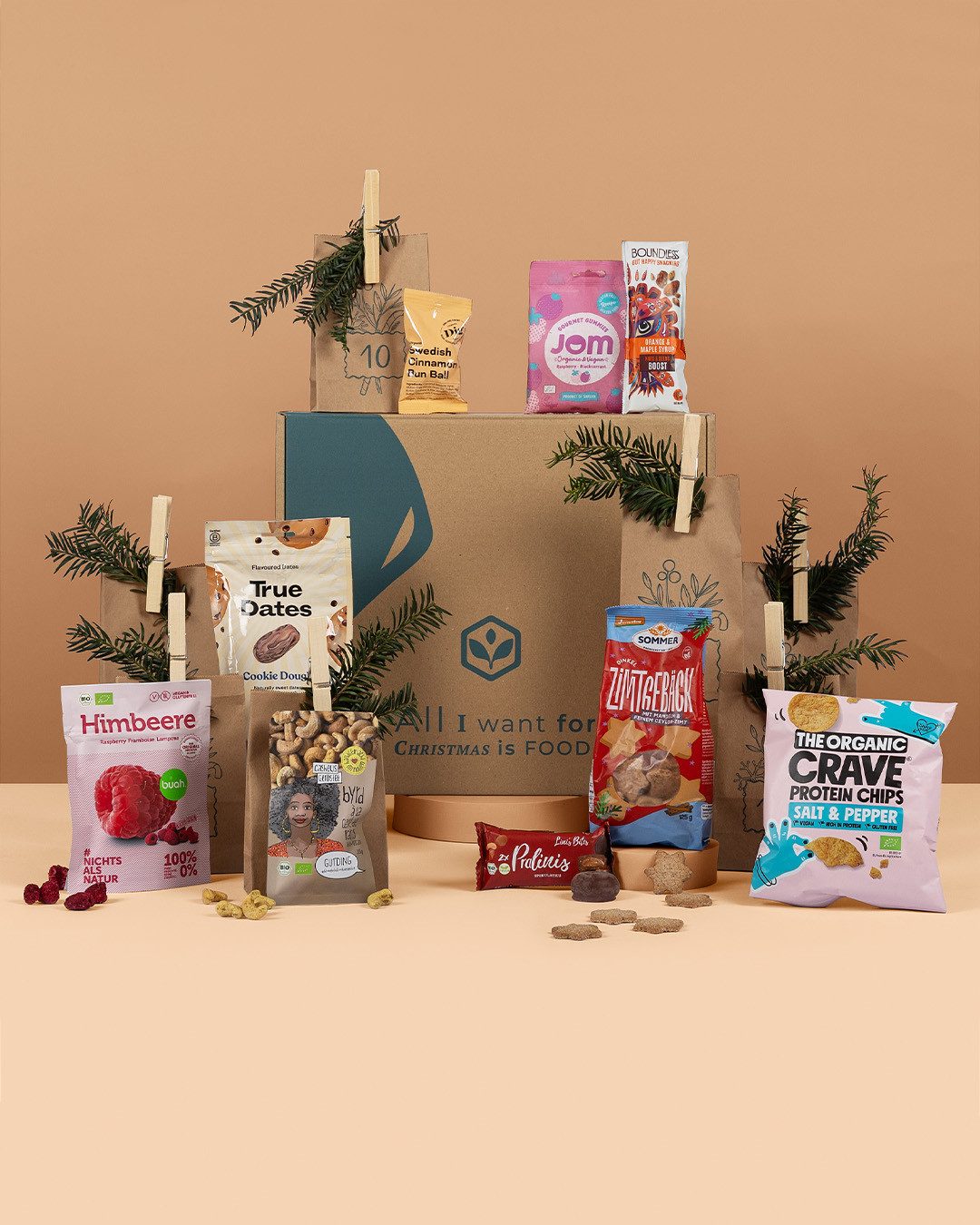 Vegan Box Adventskalender Süßigkeiten & Snack Adventskalender 2025