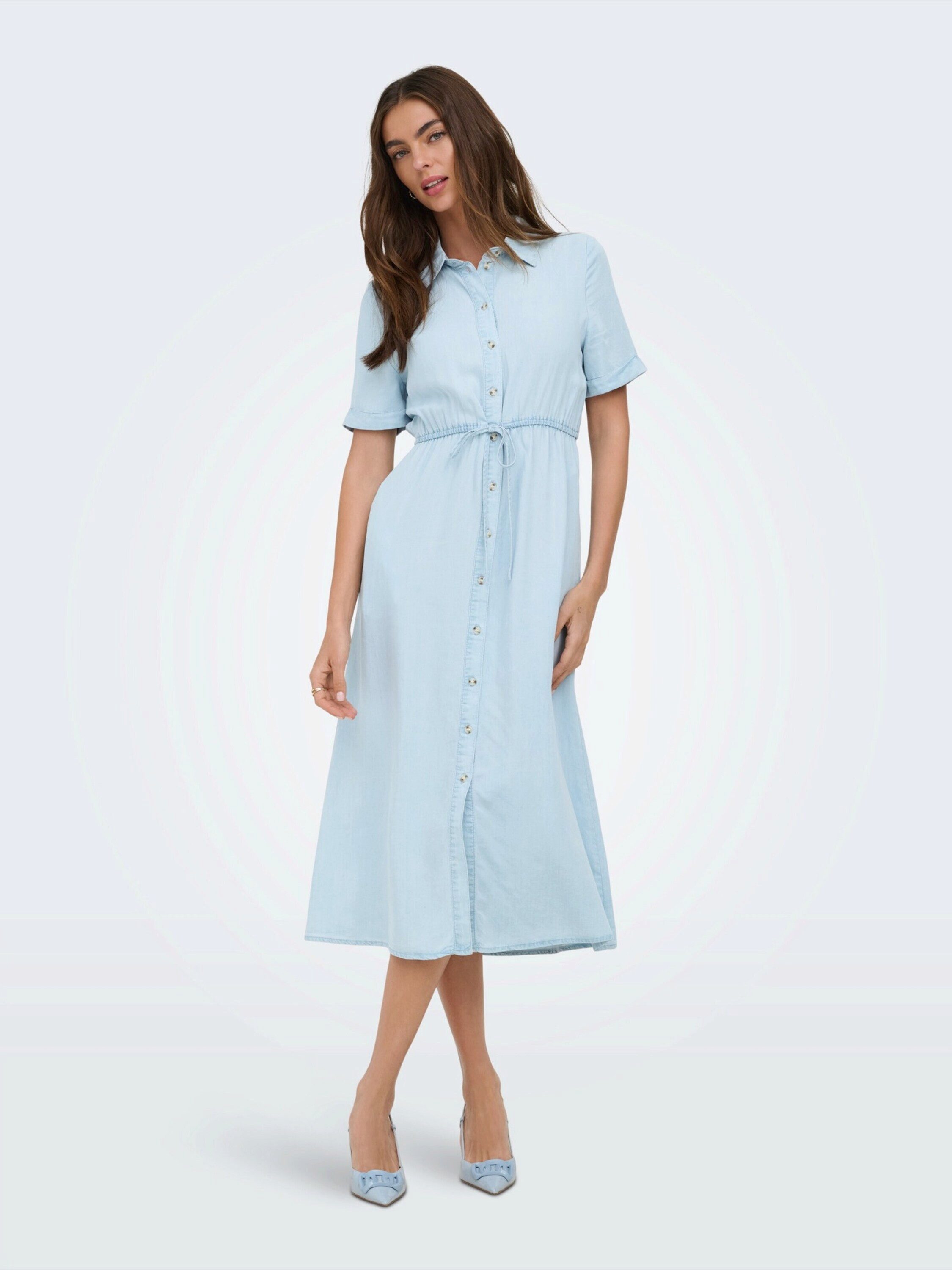 ONLY Blusenkleid ONLCharis (1-tlg) Drapiert/gerafft