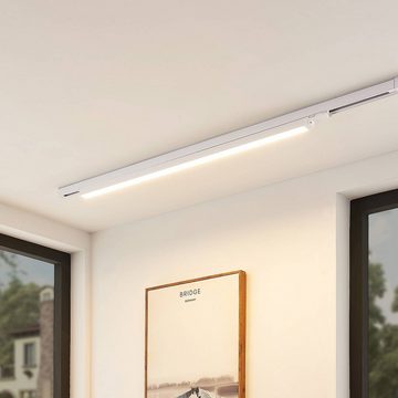 Arcchio Schienensystem-Leuchten Harlow, 108.7 cm, Modern, Kunststoff, Aluminium, weiß (RAL 9010), inkl. Leuchtmittel