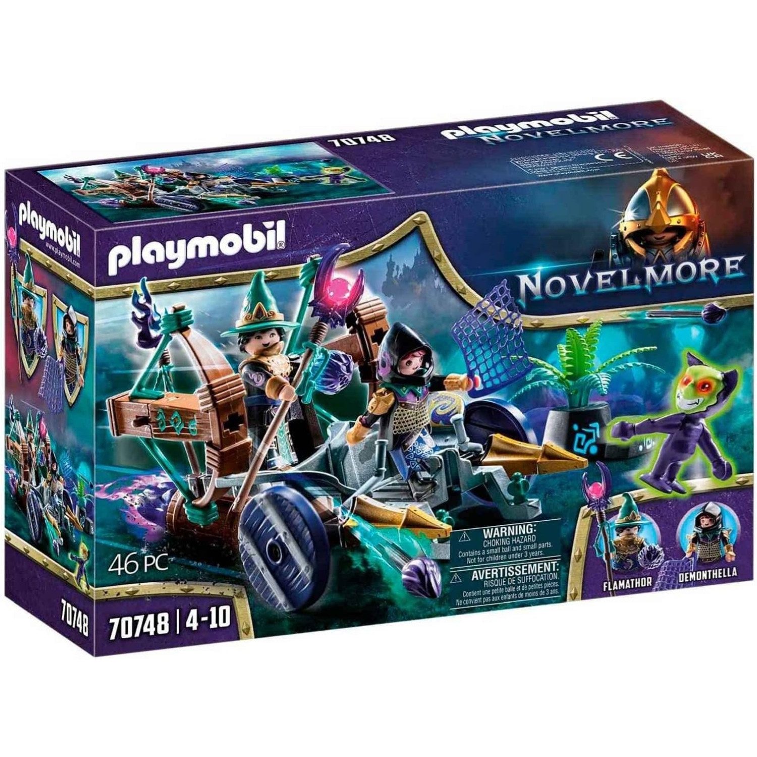 Playmobil® Novelmore 70748 Violet Vale - Dämonen-Fangwagen- Ritter Spielbau günstig online kaufen