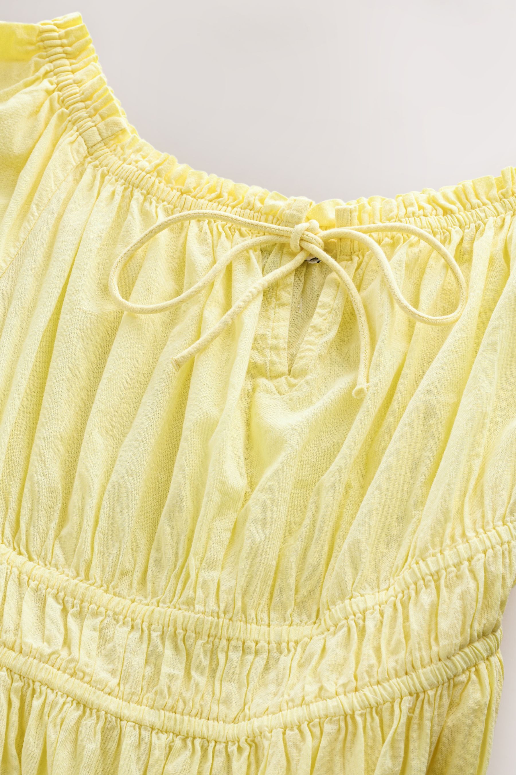 Next Midikleid Off-Shoulder-Midikleid mit Streifen (2-tlg)