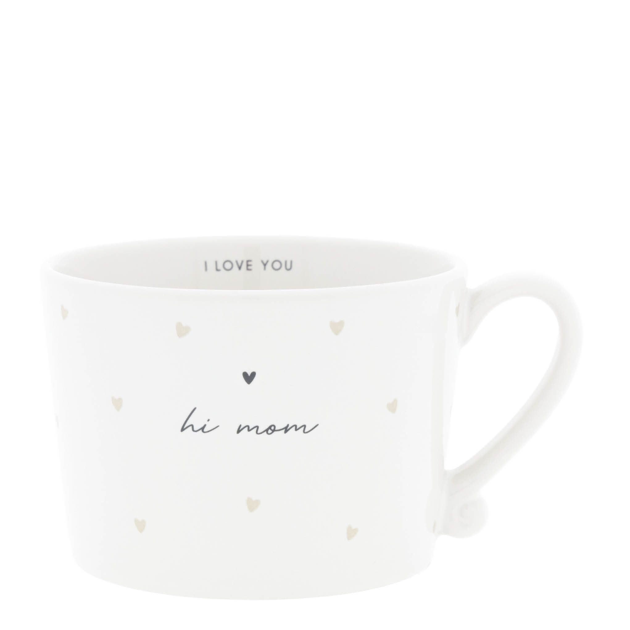Tasse Weiß, Durchmesser 10 cm