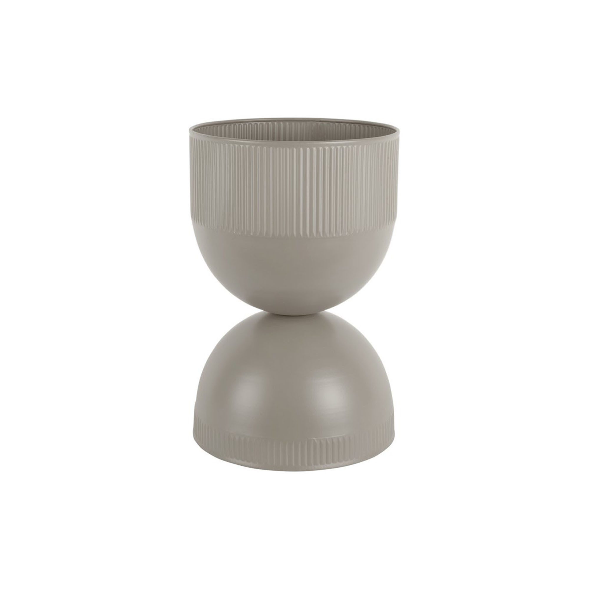 Present Time Blumenständer Blumenständer Pflanzständer Metall schwarz mit Blumentopf 45 cm (1x), matt, für Topfpflanzen