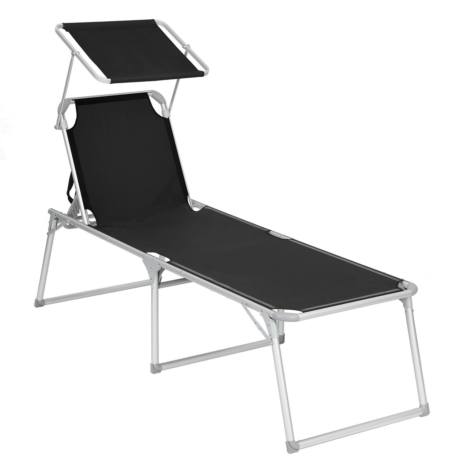 SONGMICS Gartenliege »GCB26BK GCB26GY GCB26TG« (Sonnenliege Liegestuhl