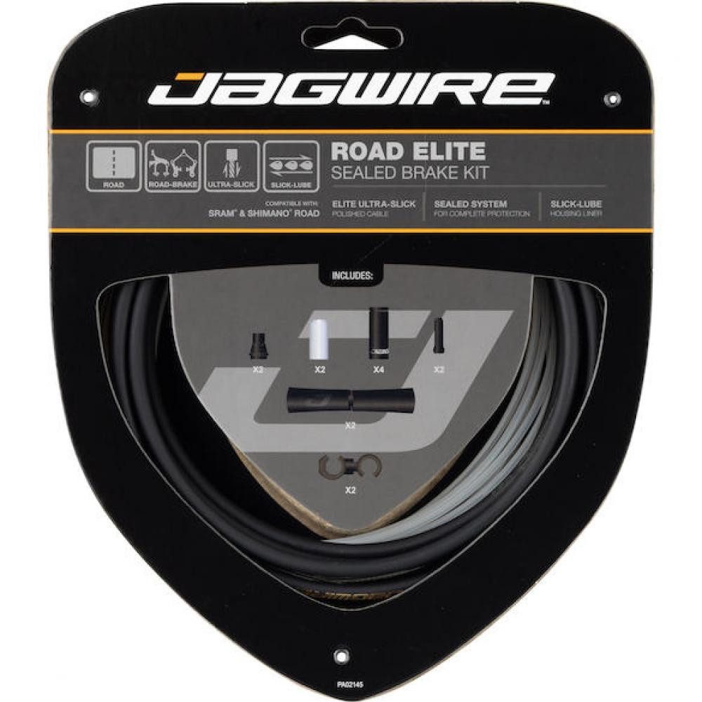 Jagwire Bremszug Jagwire Bremszugset Road Elite Sealed Standardlänge Stealth Black - ma