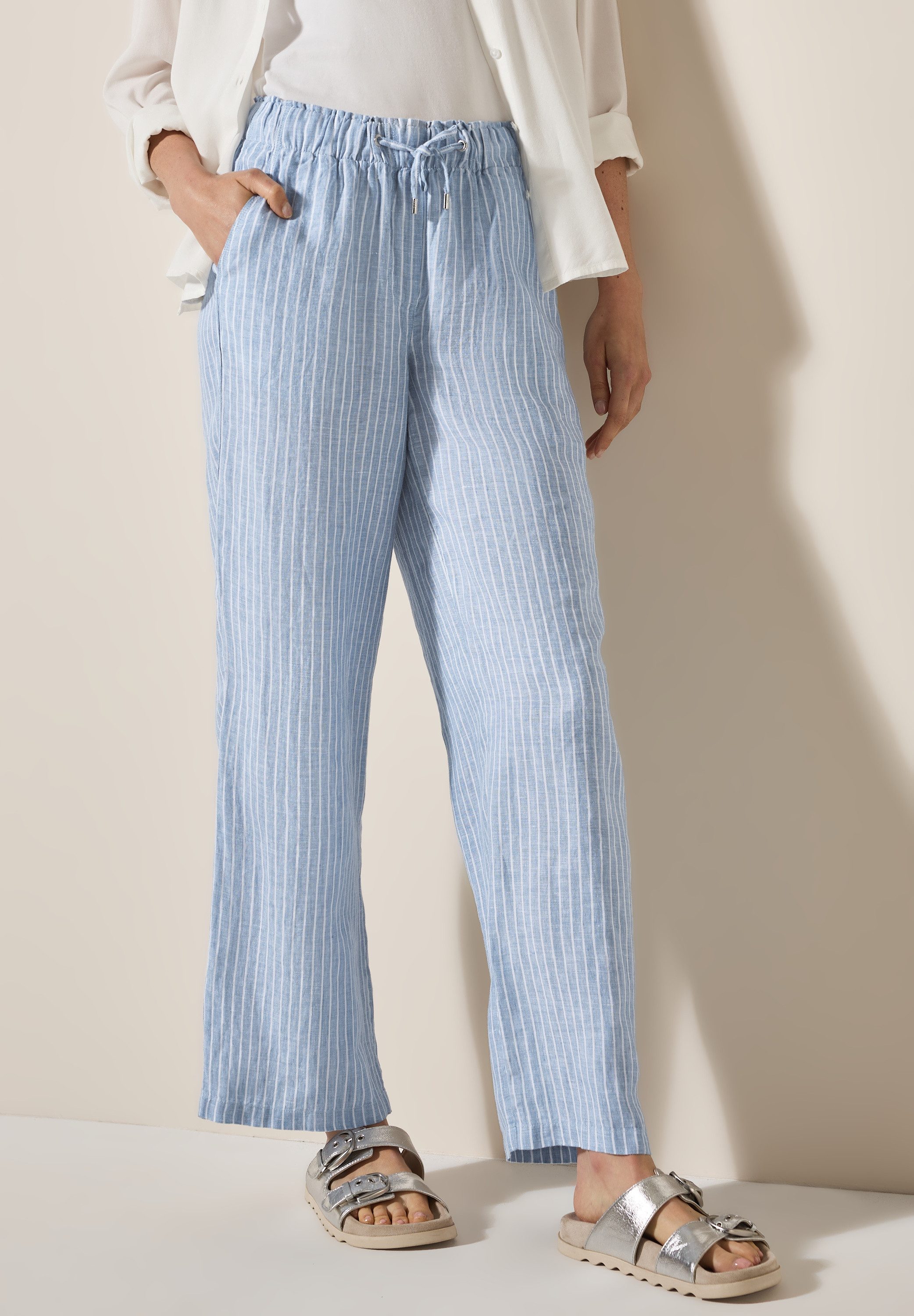 CECIL Stoffhose High Waist