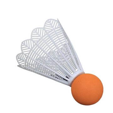alldoro Federball 60052, 3er Set Federbälle mit Schaumstoffspitze, je 13 cm groß