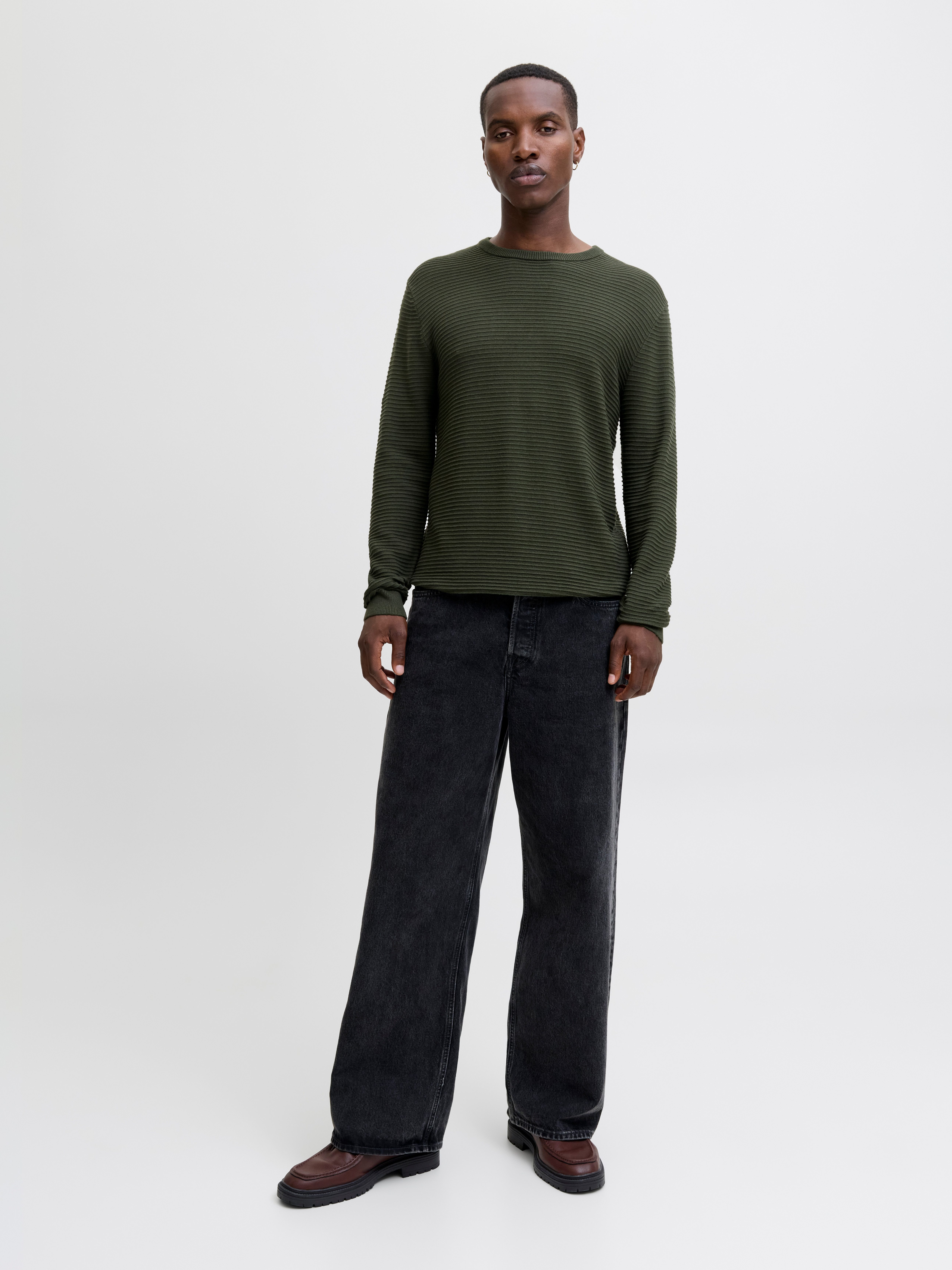Jack & Jones Rundhalspullover JJOTTO KNIT CREW NECK AW25 – Bild 5 von 5