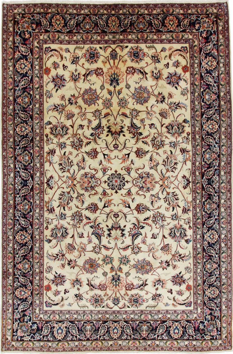 Orientteppich Mashhad 198x294 Handgeknüpfter Orientteppich / Perserteppich, Nain Trading, rechteckig, Höhe: 12 mm | Kurzflor-Teppiche