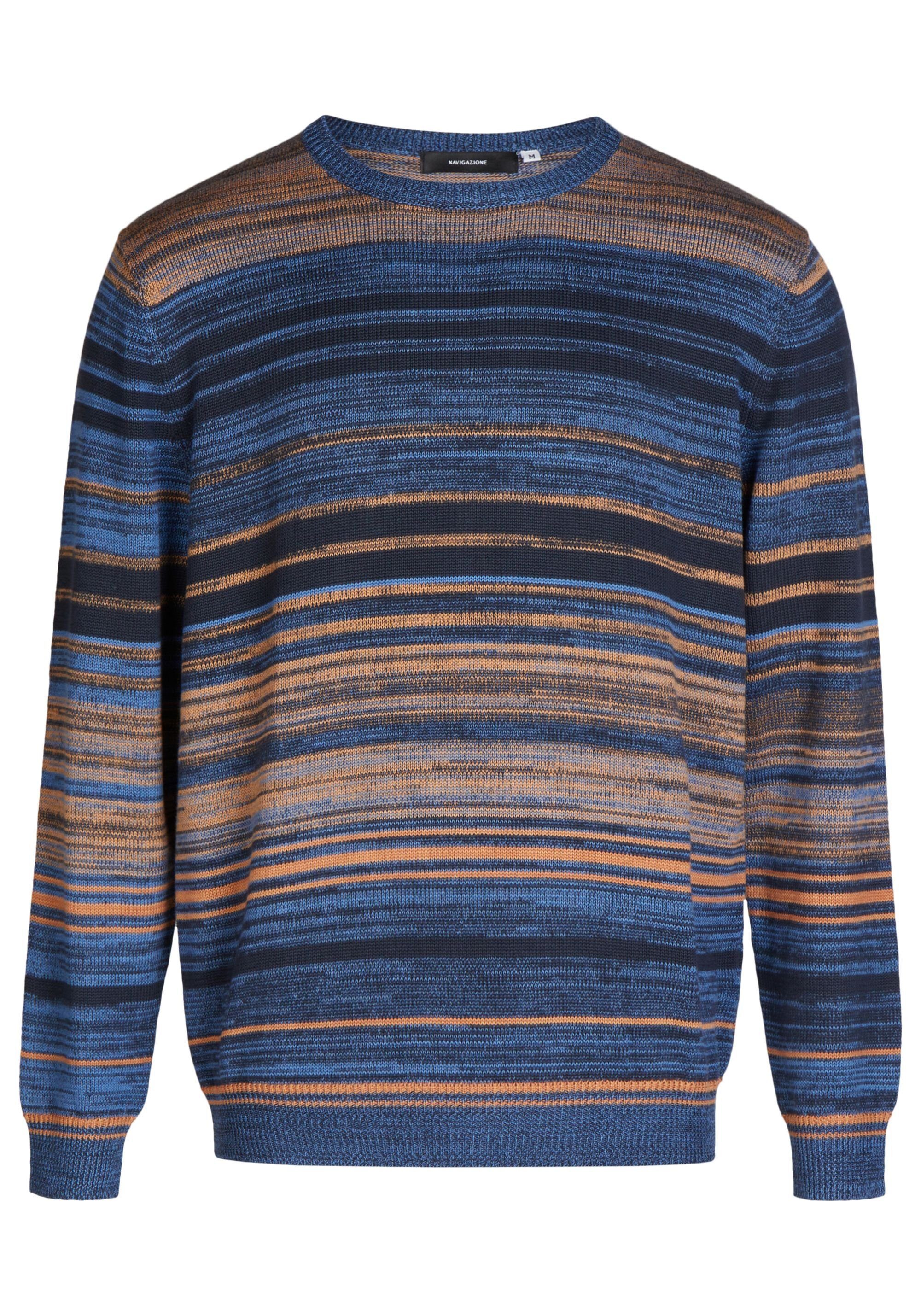 NAVIGAZIONE Rundhalspullover im trendigem Design