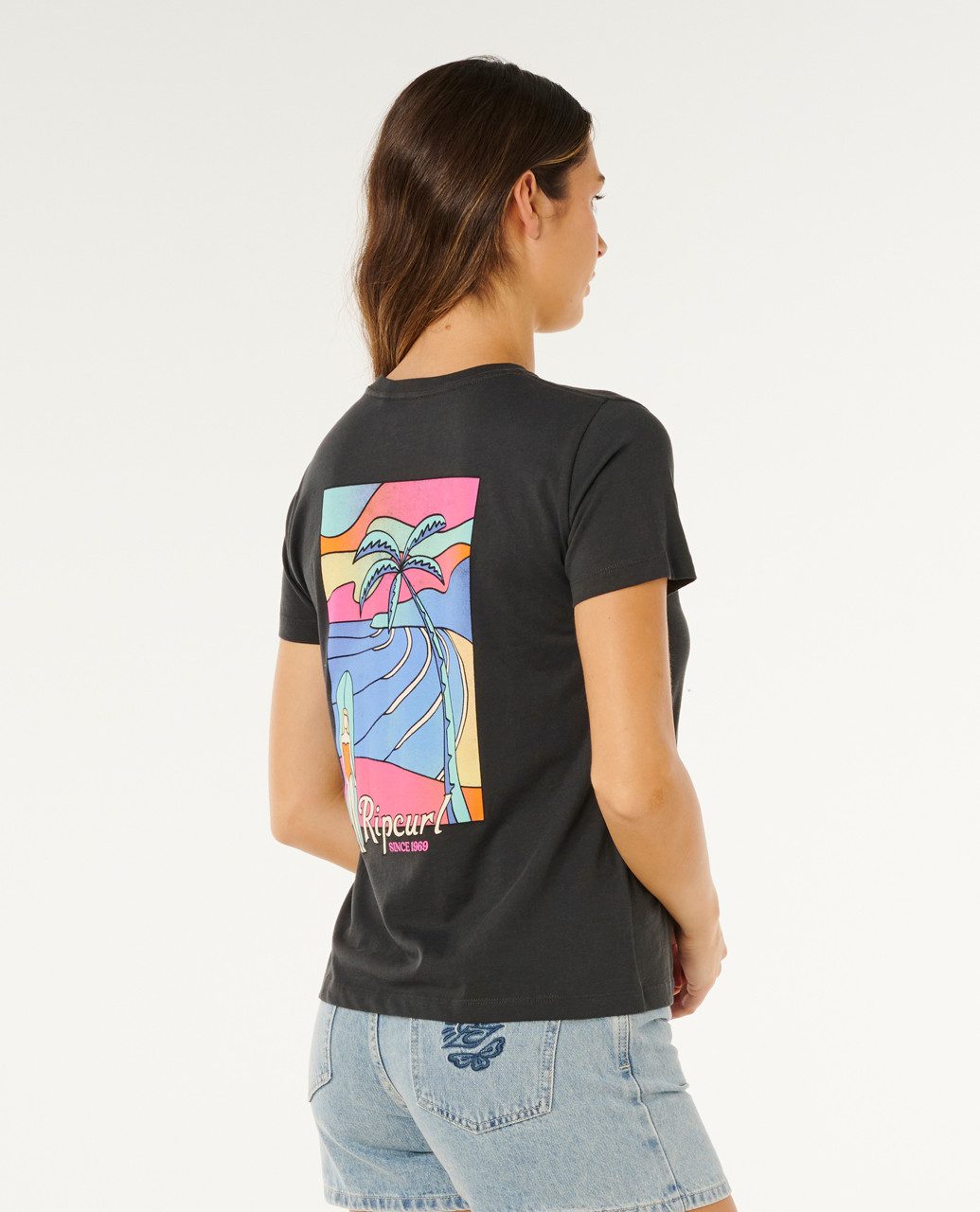 Rip Curl Print-Shirt Rip Curl Tide Line Standard Tee