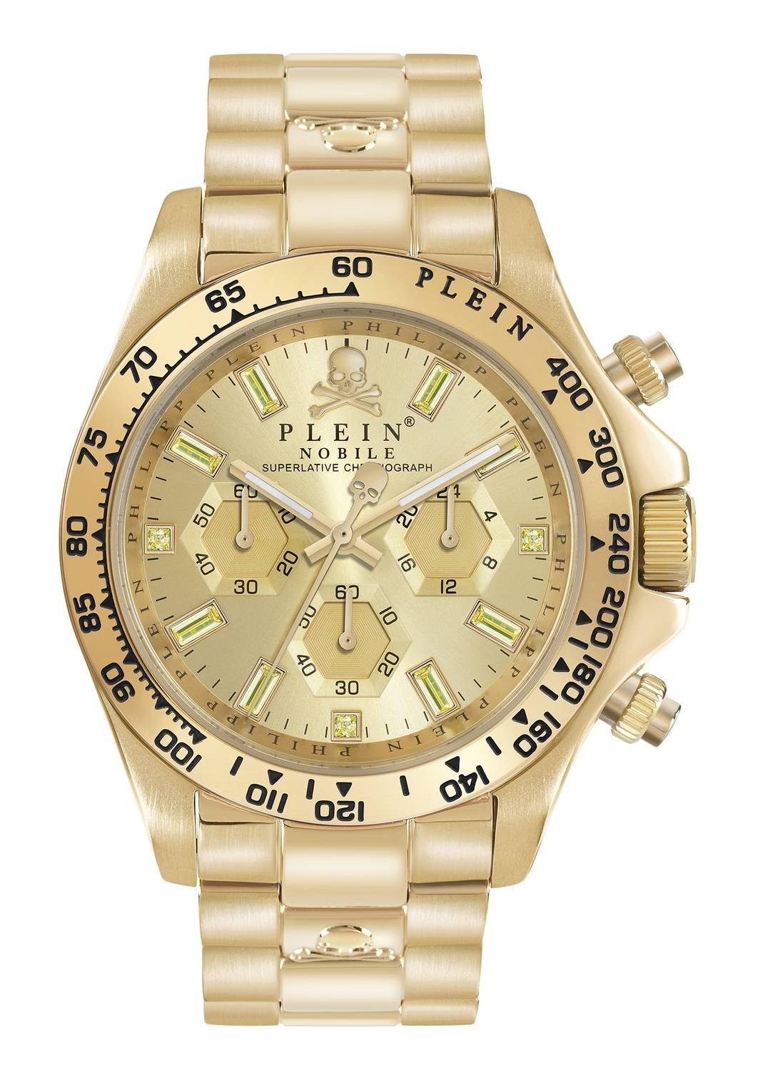 PHILIPP PLEIN Chronograph Nobile Wonder gelbgold