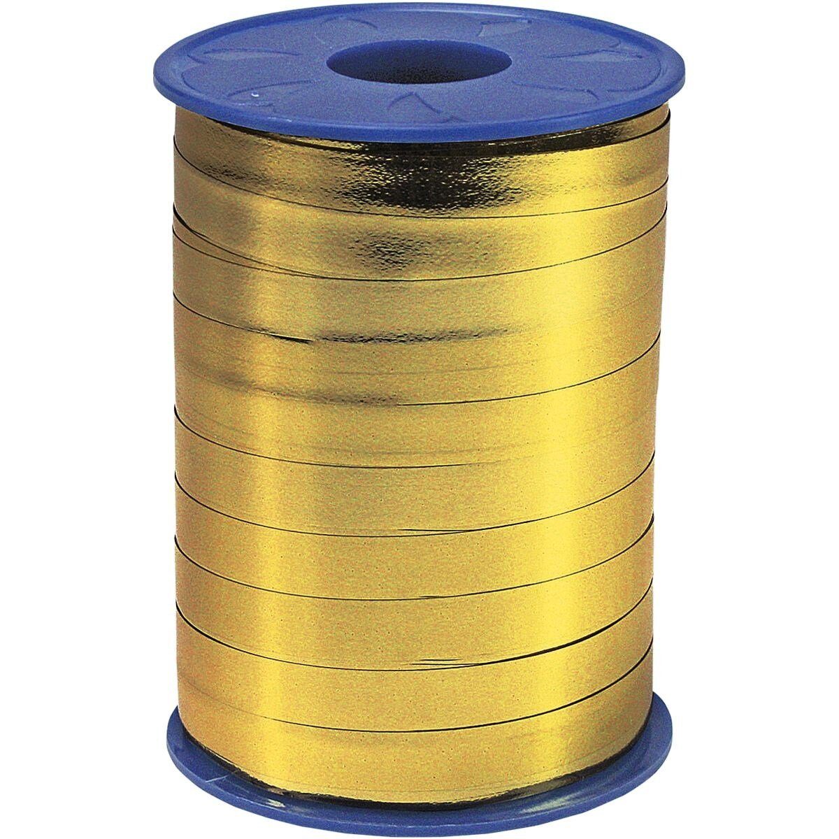 PRÄSENT Geschenkband, 10 mm x 250 m, mit metallisierendem Effekt