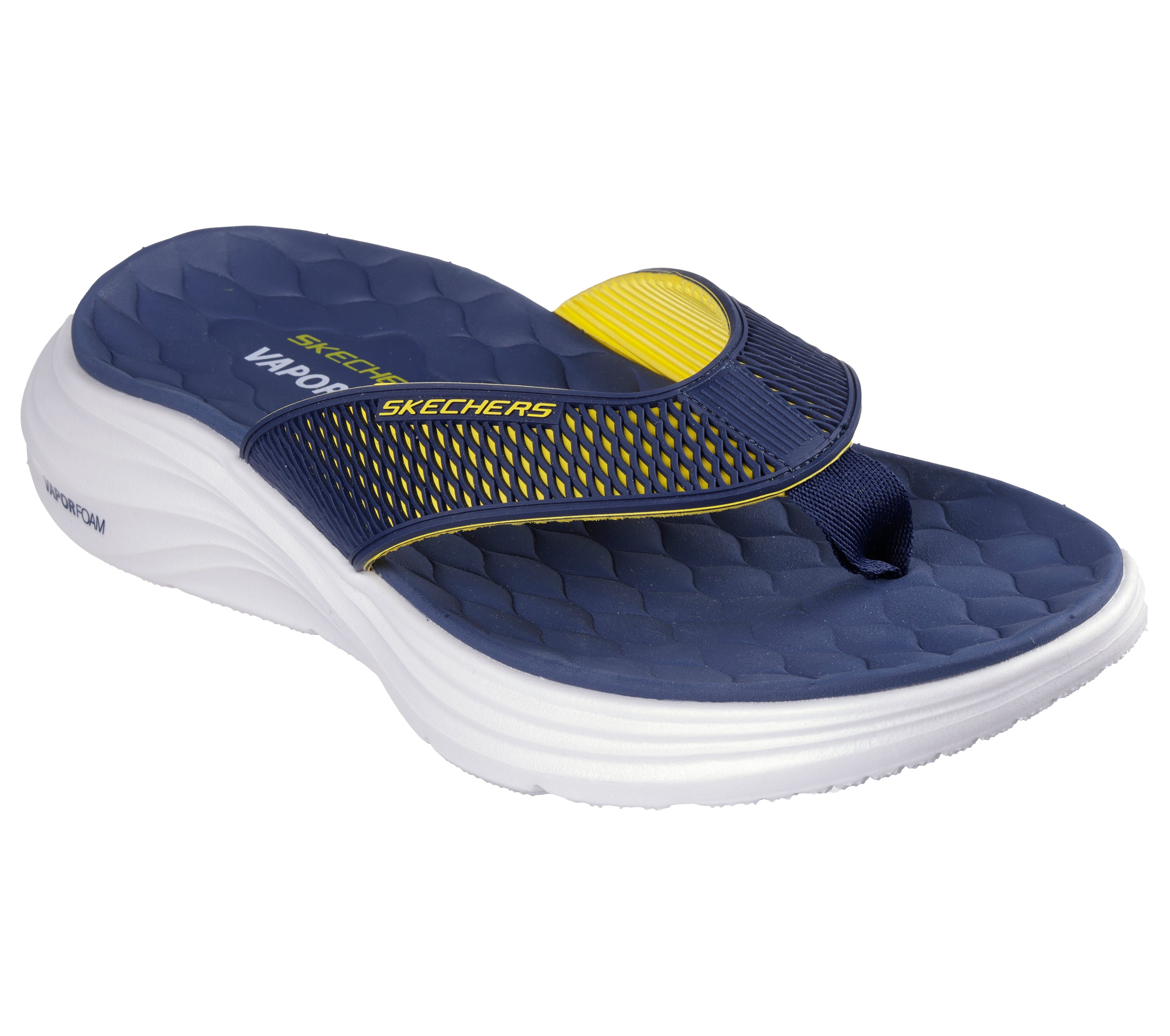 Skechers VAPOR FOAM SANDAL - SAYTO Zehentrenner Strandschuh, Urlaubsschuh, Sommerschuh mit Memory Foam