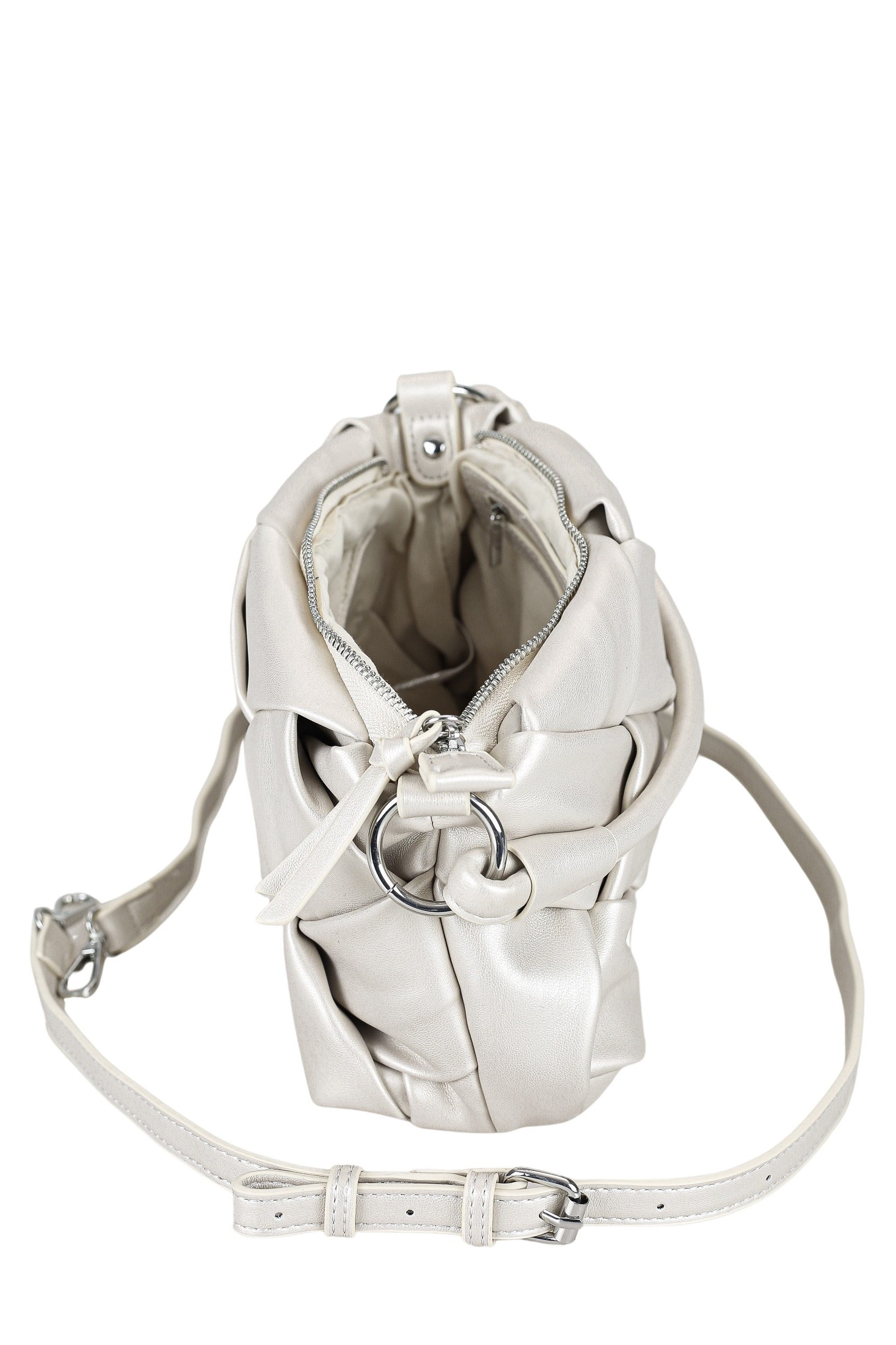 COLLEZIONE ALESSANDRO Schultertasche Giorgia, Elegante Flechttasche mit Trageriemen