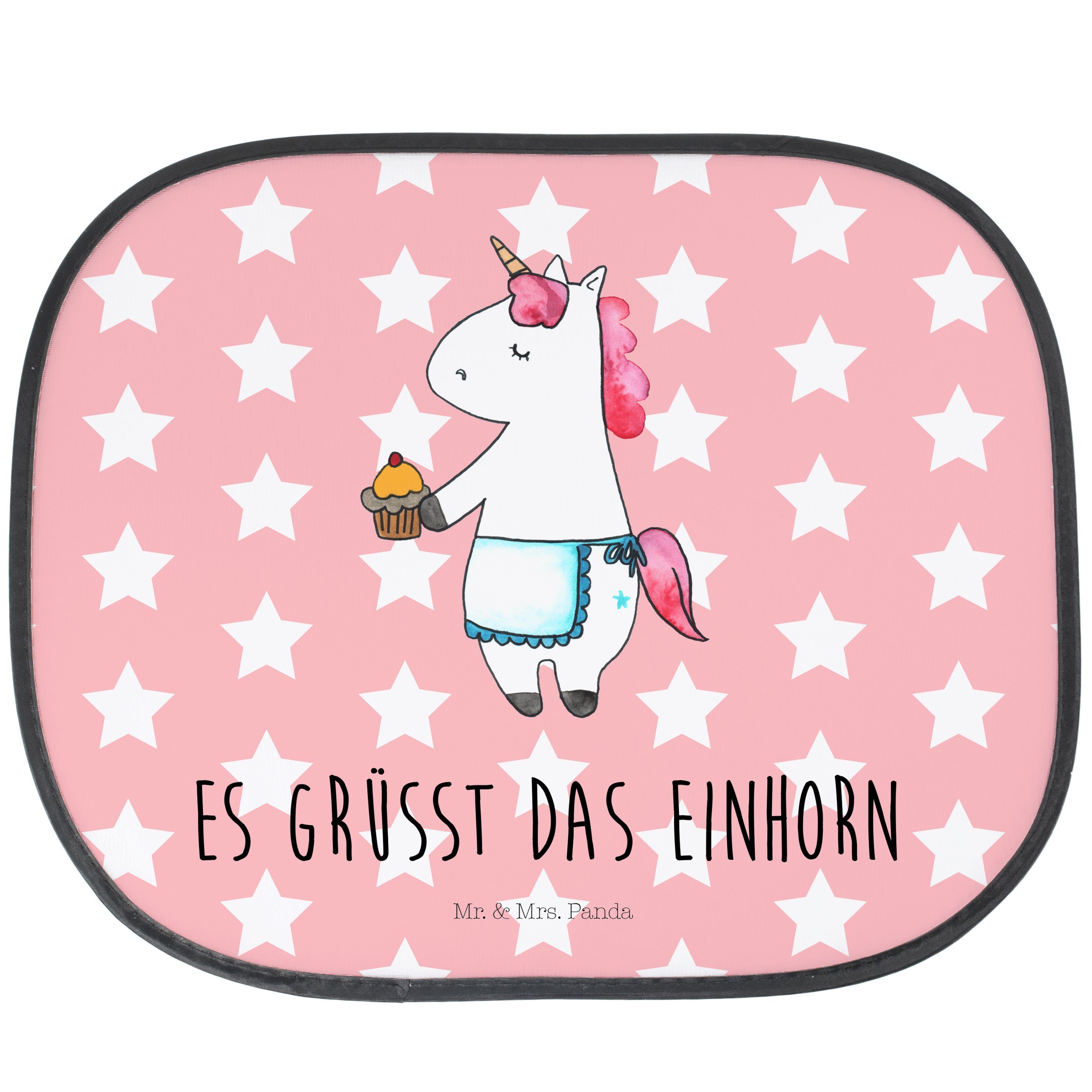 Sonnenschutz - Geschenk, Seidenmatt Unicorn, Pastell Pegas, Rot & - Sonnenblende, Muffin Mrs. Einhorn Panda, Mr.