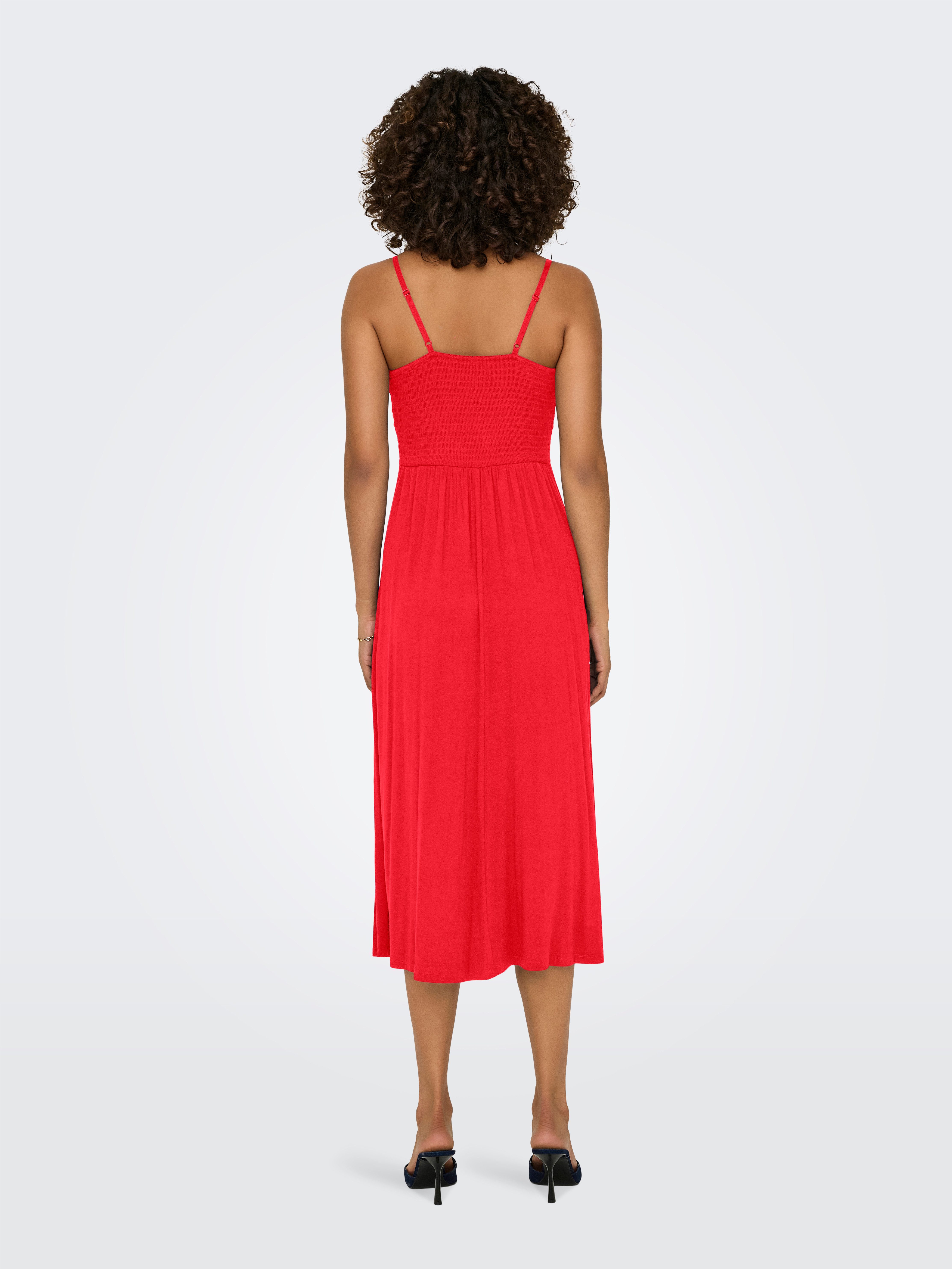 ONLY Spaghettikleid ONLHONEY STRAP DRESS JRS Viskosemischung, regular fit günstig online kaufen