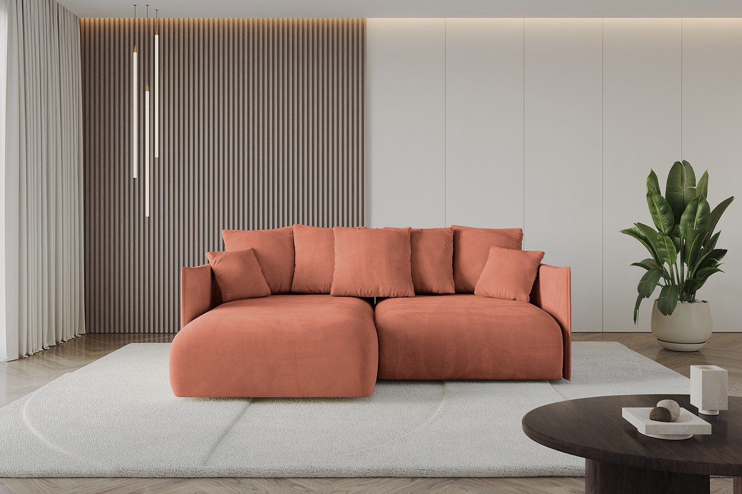 ALTDECOR Ecksofa ONESK-L, Couch mit Schlaffunktion, günstig online kaufen