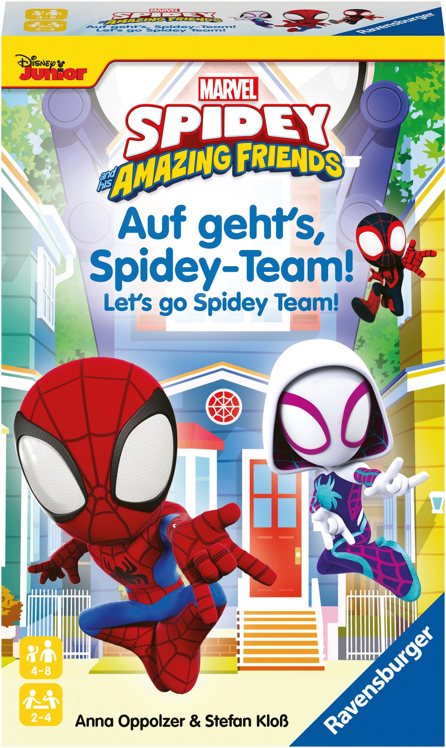 Ravensburger Spiel Spidey and his Amazing Friends - Auf geht's, Spidey-Team!, Mitbringspiel, Made in Europe