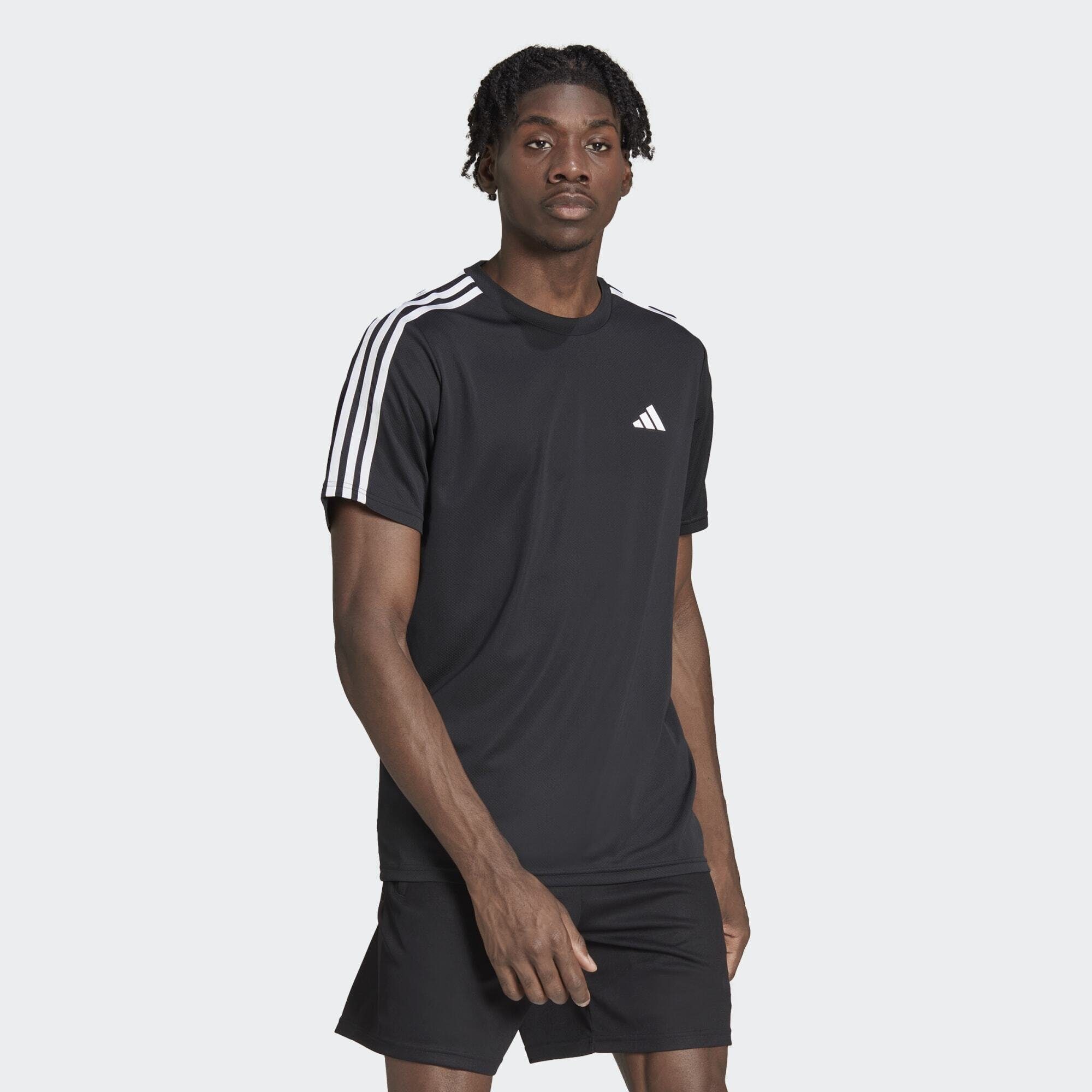 adidas Performance Trainingsshirt TRAIN ESSENTIALS 3-STREIFEN günstig online kaufen