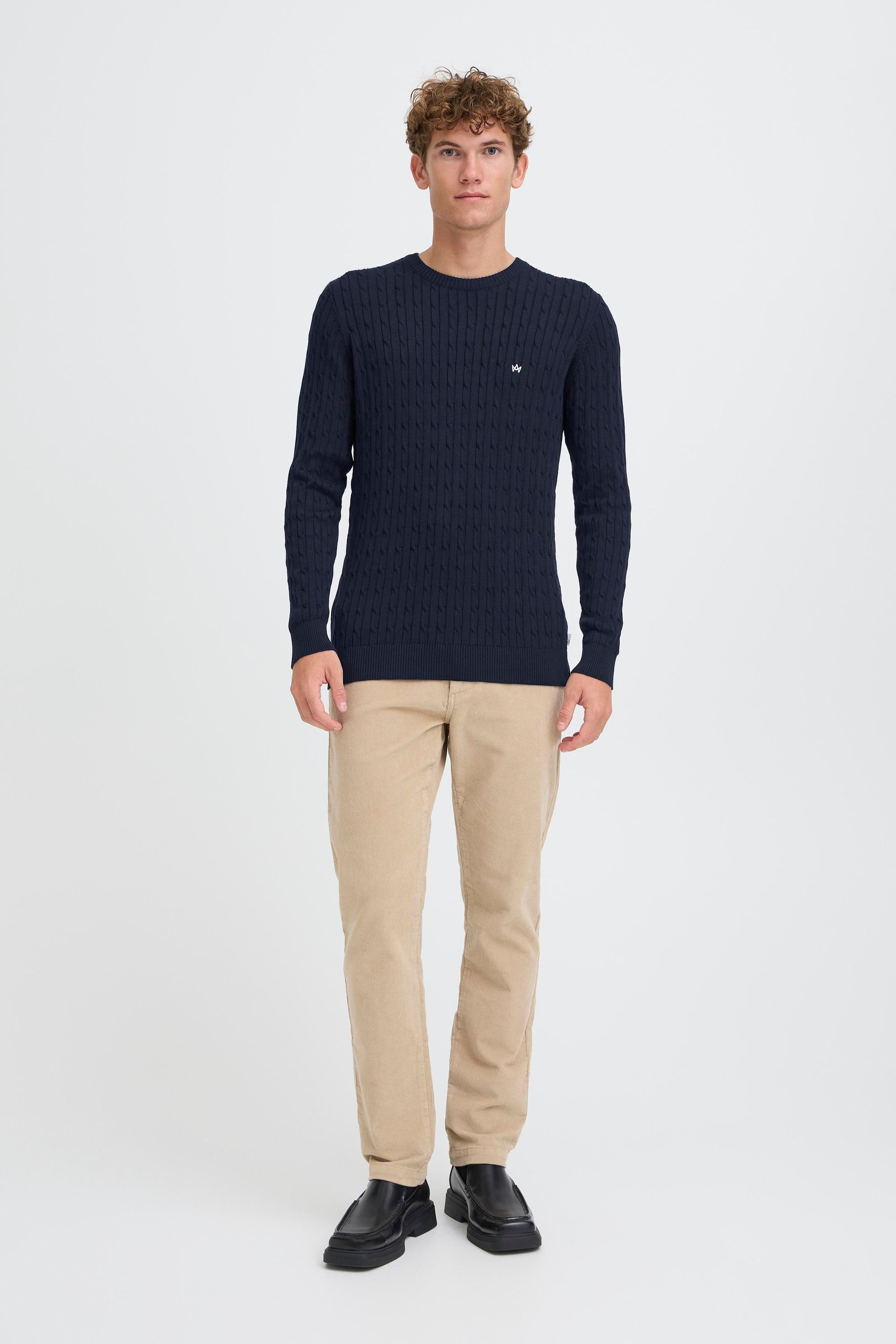 Kronstadt Strickpullover KSCall Kuscheliger Zopfmuster Strickpullover