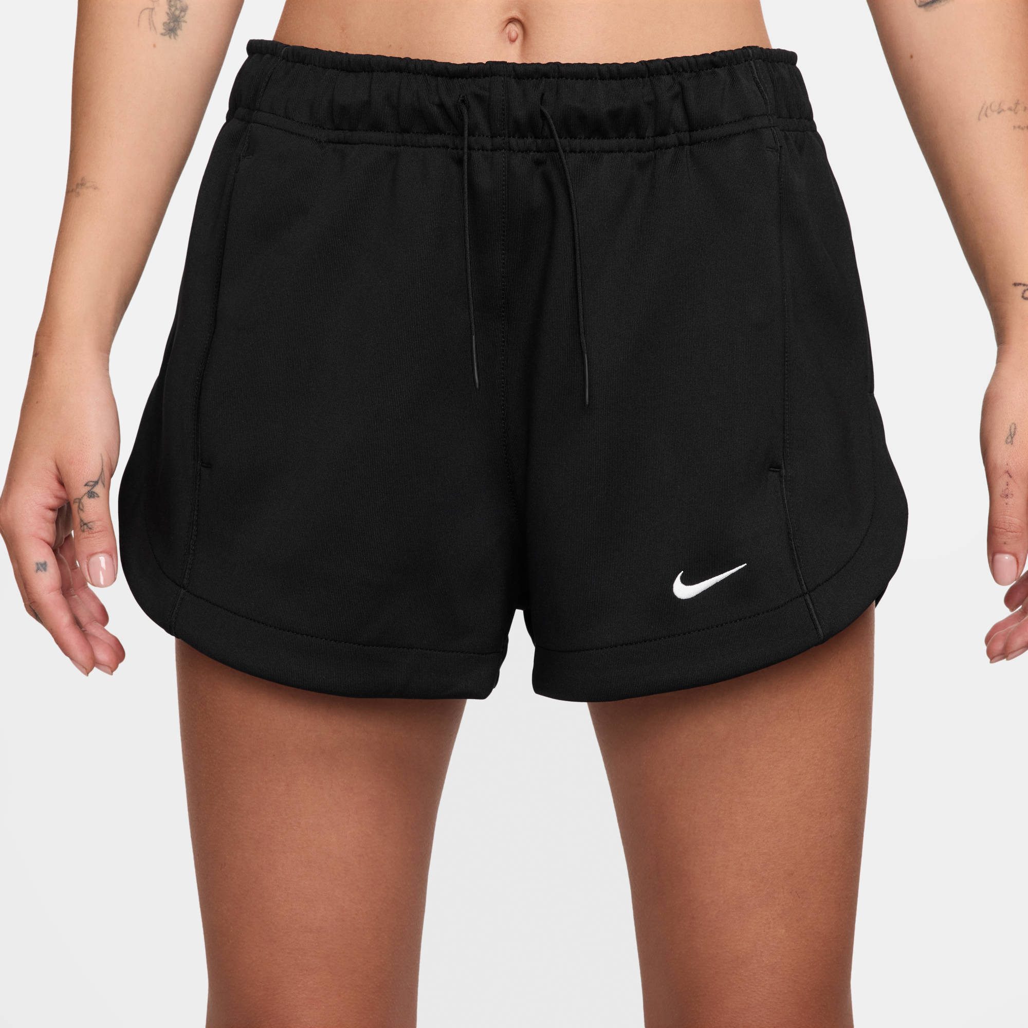Nike Sportswear Shorts W NSW NK WR PLY KNT MR 2" SHRT sportlicher Stil, für den Alltag geeignet, mit mittelhohem Bund