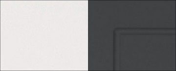 Feldmann-Wohnen Winkelküche Quantum, 248x225cm weiß graphit matt inkl. Arbeitsplatte Teilauszug