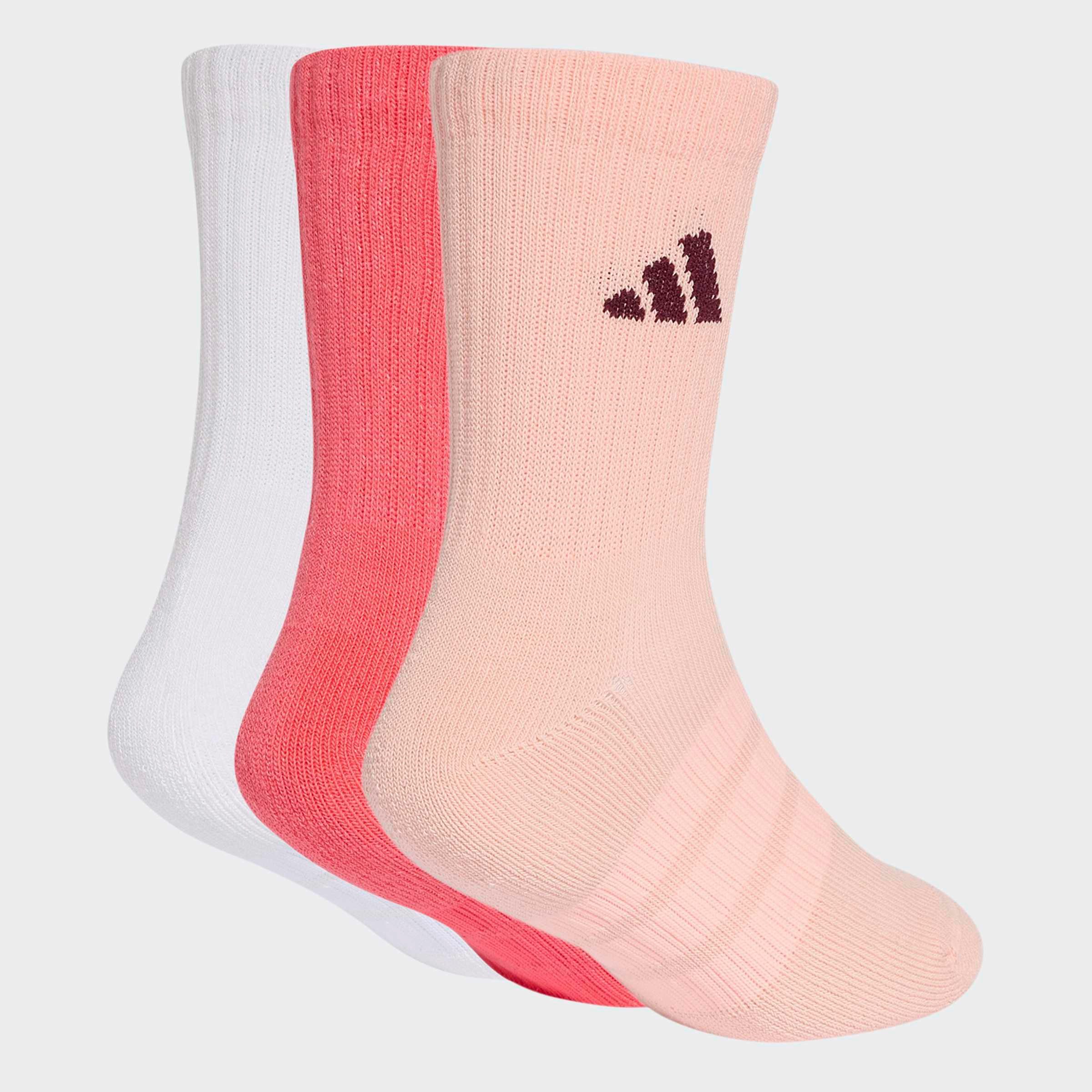 adidas Performance Sportsocken DÄMPFENDE SPORTSWEAR CREW 3 PAAR (3-Paar) für Kinder, im praktischen 3er-Pack