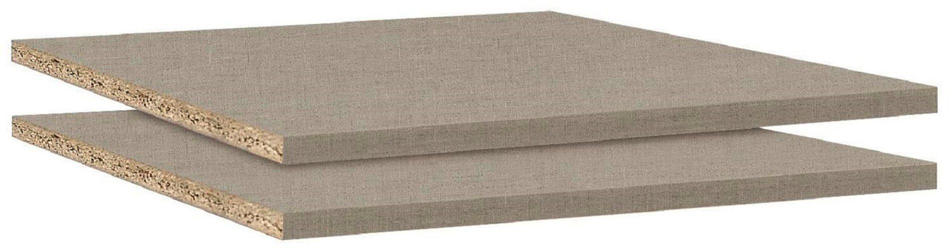 rauch Einlegeboden Zubehör für rauch-ONE Schränke Kleiderschrank Garderobe (inklusive Befestigungselemente), Fachboden Breite 88 cm, Tiefe 47 cm, MADE IN GERMANY