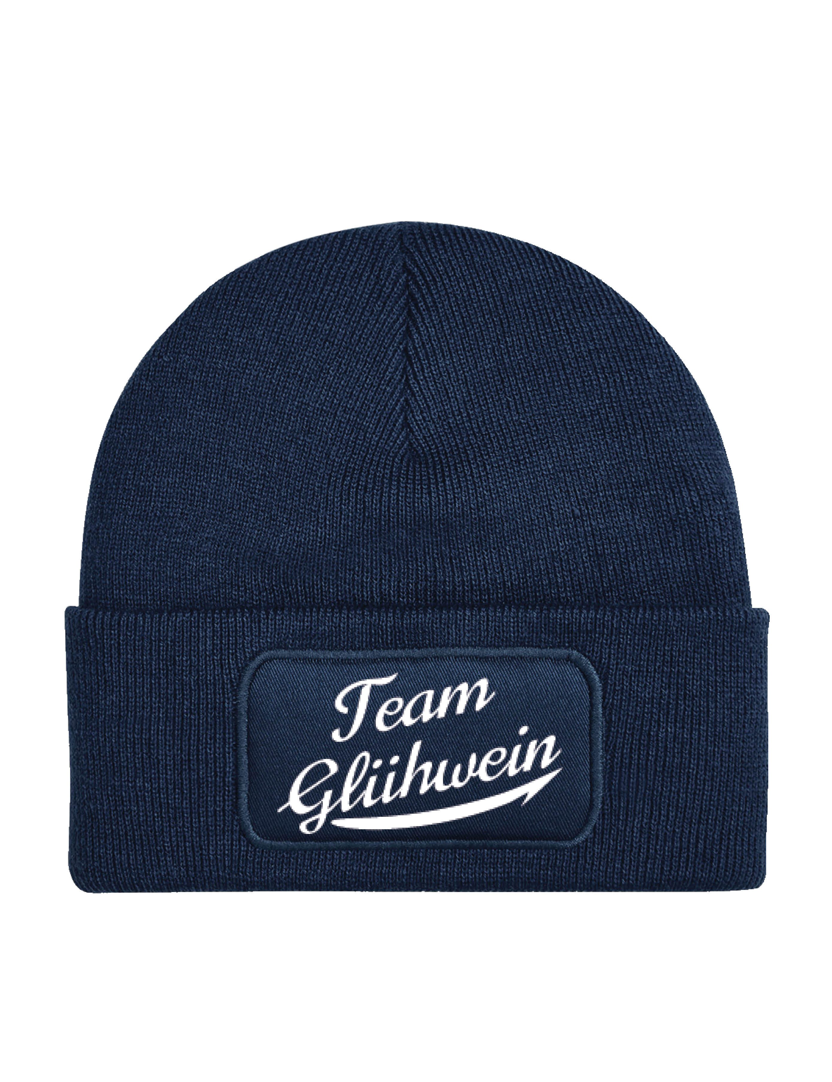 Beanie "Team Glühwein" Unisex Beanie Mütze für Damen und Herren als Geschenk