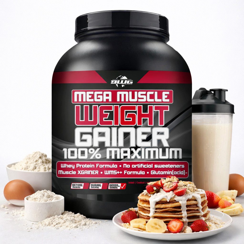 BWG BWG Mega Muscle Weight Gainer Pulver, 1 er 5000 g