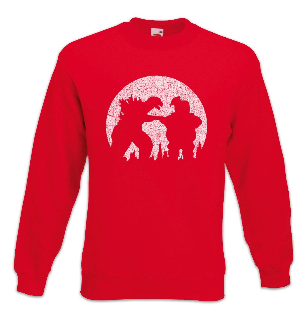 Sweatshirt Marshzilla II Sweatshirt Godzilla Ghost Geek Nerd Marshmallow Japan