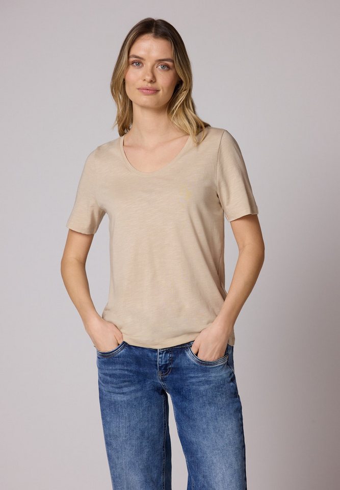 STREET ONE V-Shirt im Basic-Style
