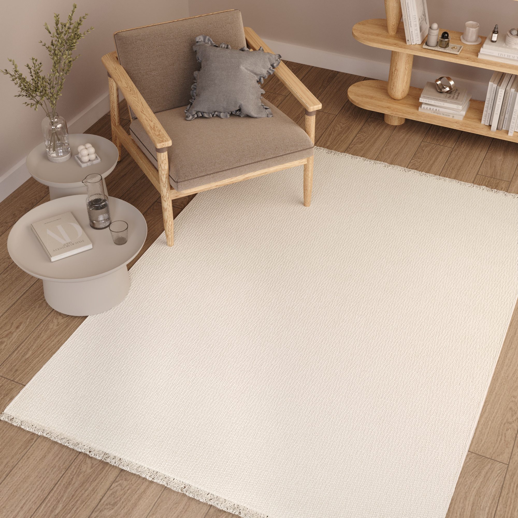 Tapiso Teppich AGRA, rechteckig, Höhe: 10 mm, Wohnzimmer, Schlafzimmer, Fra günstig online kaufen