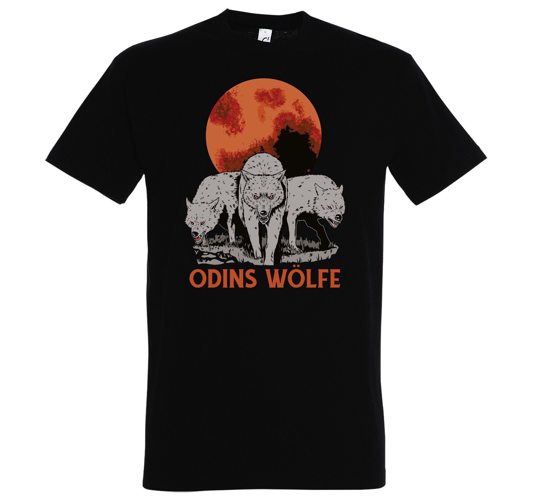 Youth Designz T-Shirt Odins Wölfe Herren Shirt mit trendigem Frontprint
