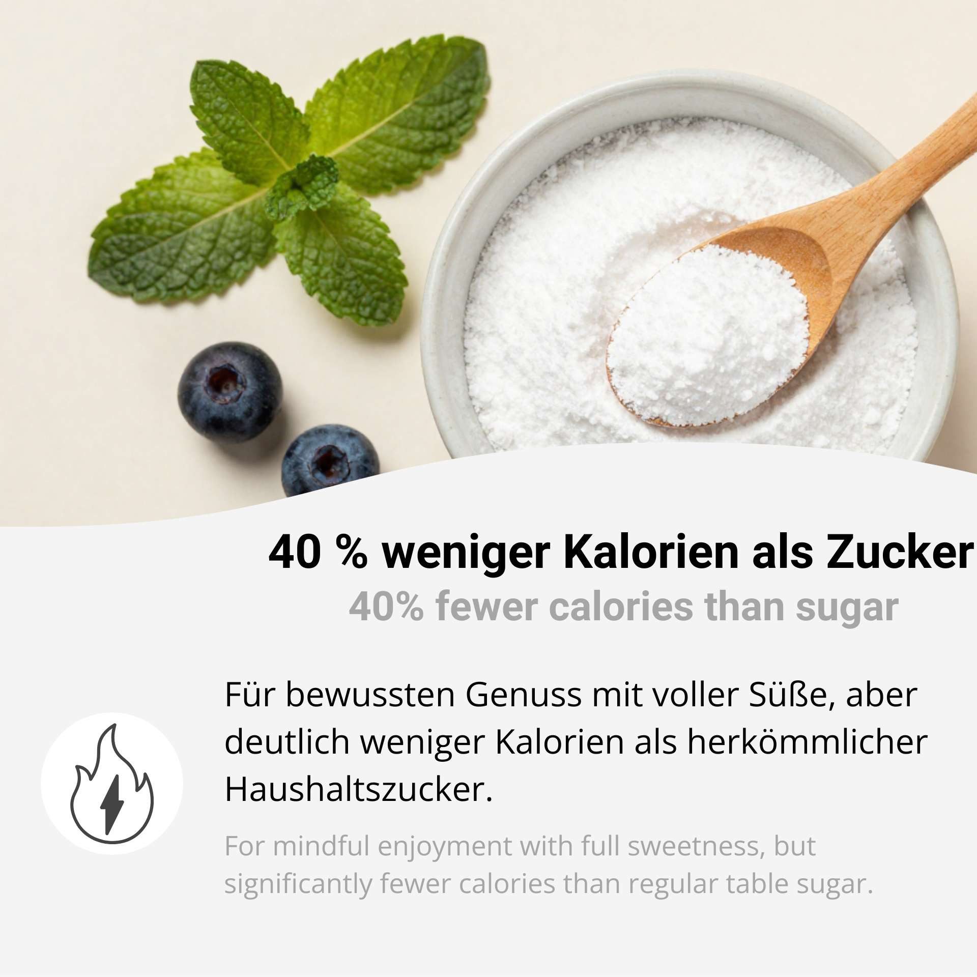 DistrEbution Süßungsmittel Xylit Birkenzucker (Xylitol) - Kalorienarmes Süßungsmittel, 250 g, Hochreine Qualität – Bild 5 von 5