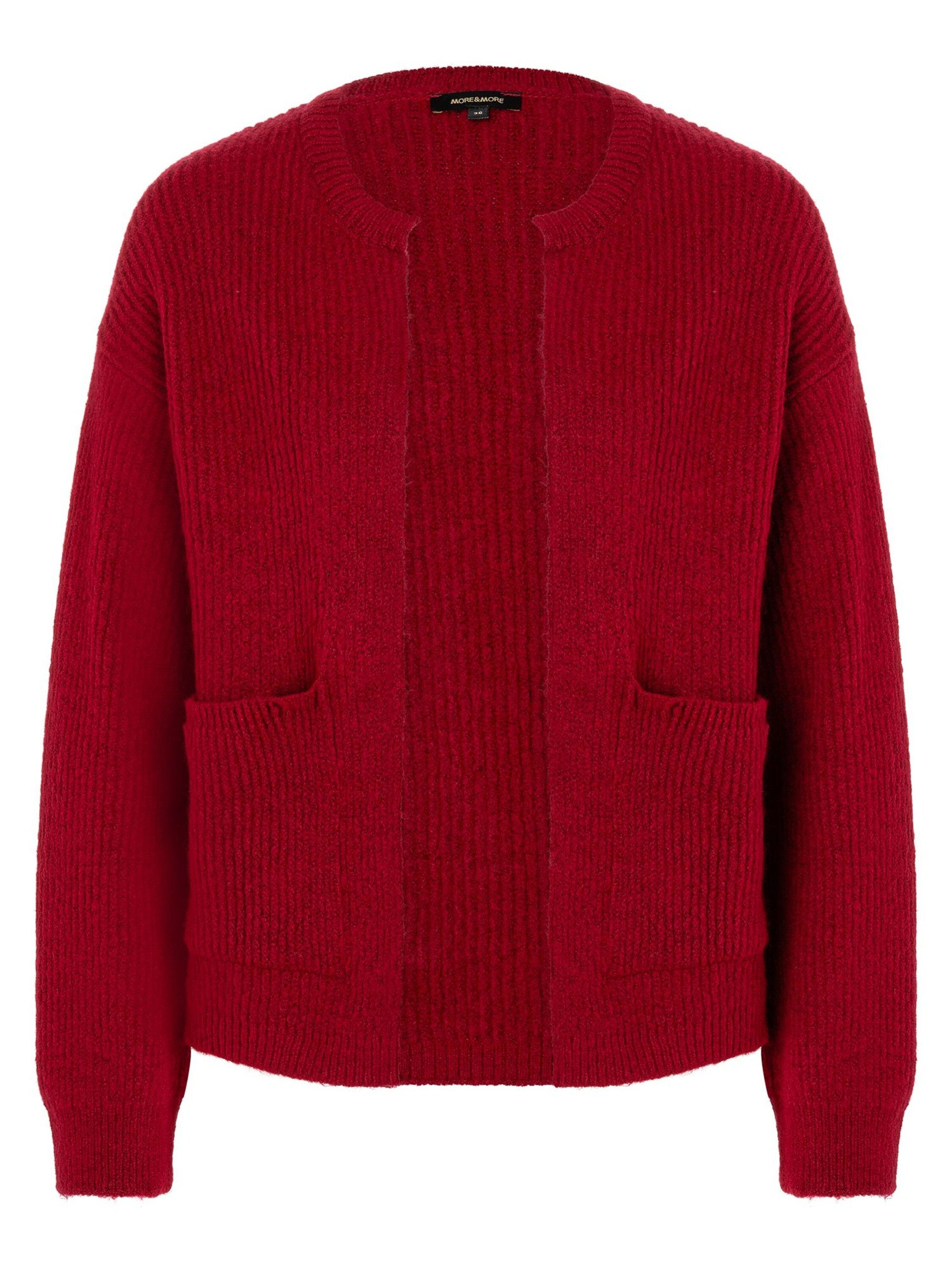 MORE&MORE Strickjacke (1-tlg) Plain/ohne Details