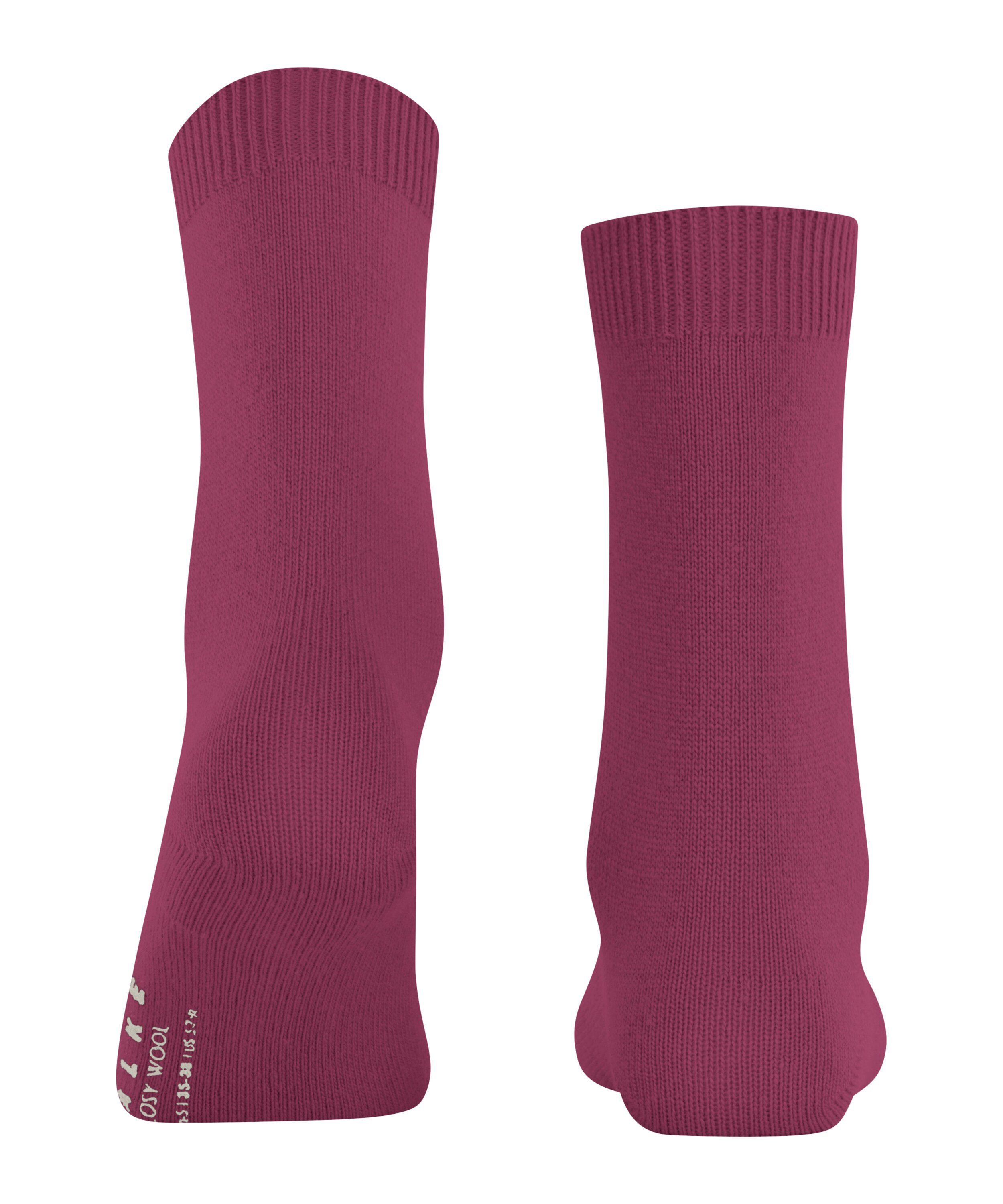 plum (1-Paar) FALKE Wool Cosy (8236) red Socken
