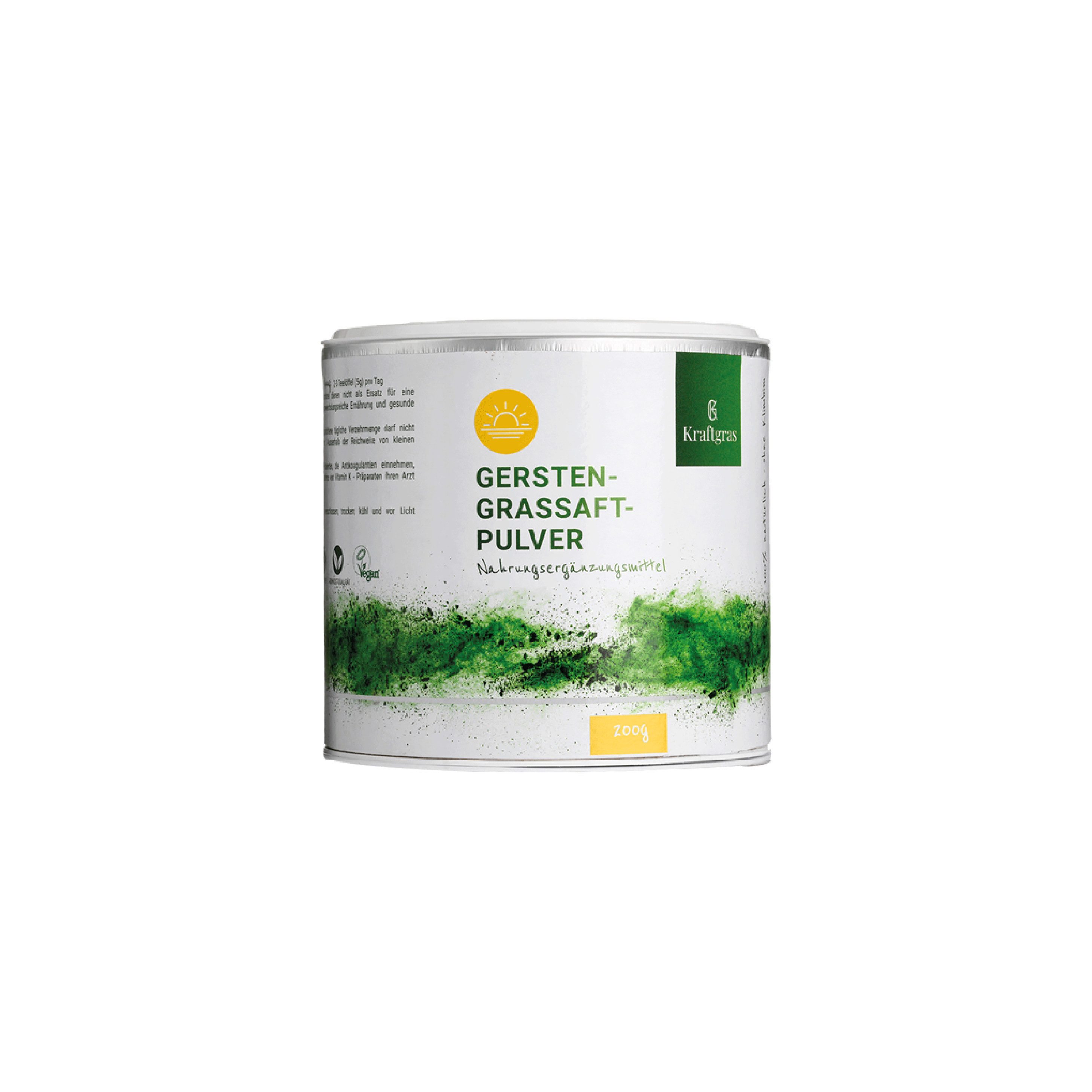 Kraftgras Bio Gerstengrassaftpulver Pulver, 1 St., 200 g