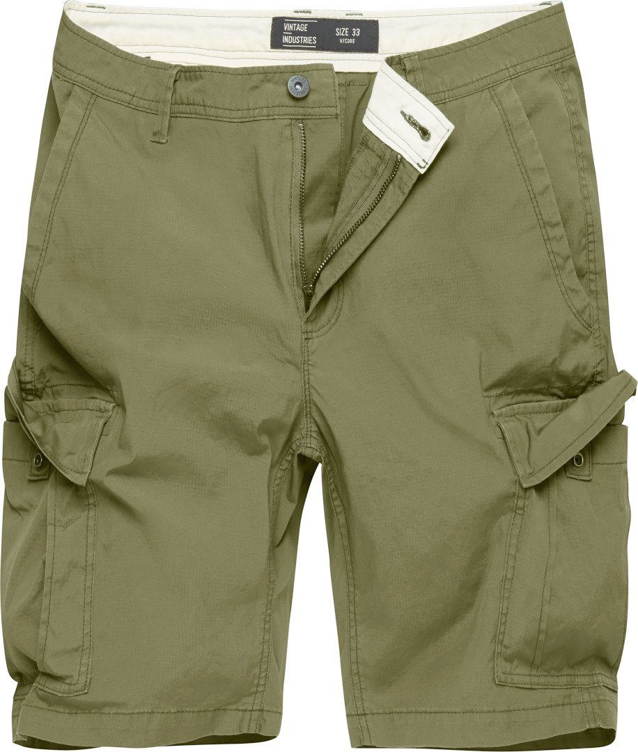 Vintage Industries Chinoshorts V-Core Ryker Shorts Light Olive