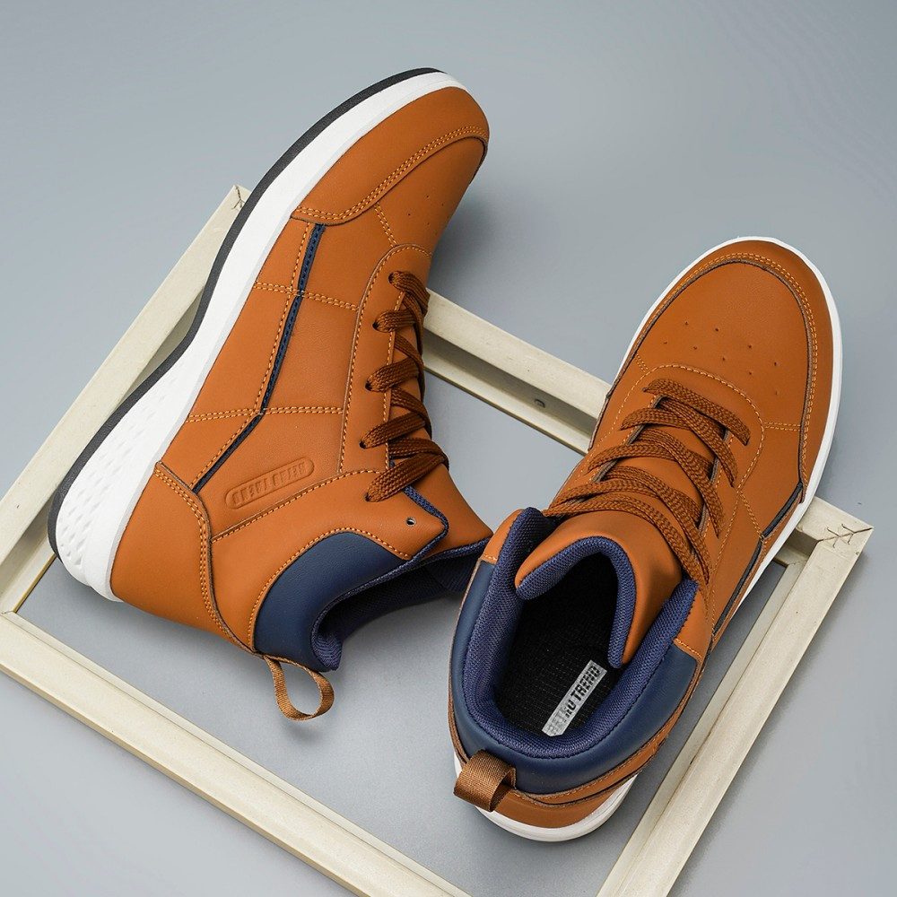 HUSK'SWARE Sneaker (EVA-Zwischensohle TPR-Außensohle, Bequeme Passform,Vielseitig einsetzbar) PU-Obermaterial – Bild 3 von 5