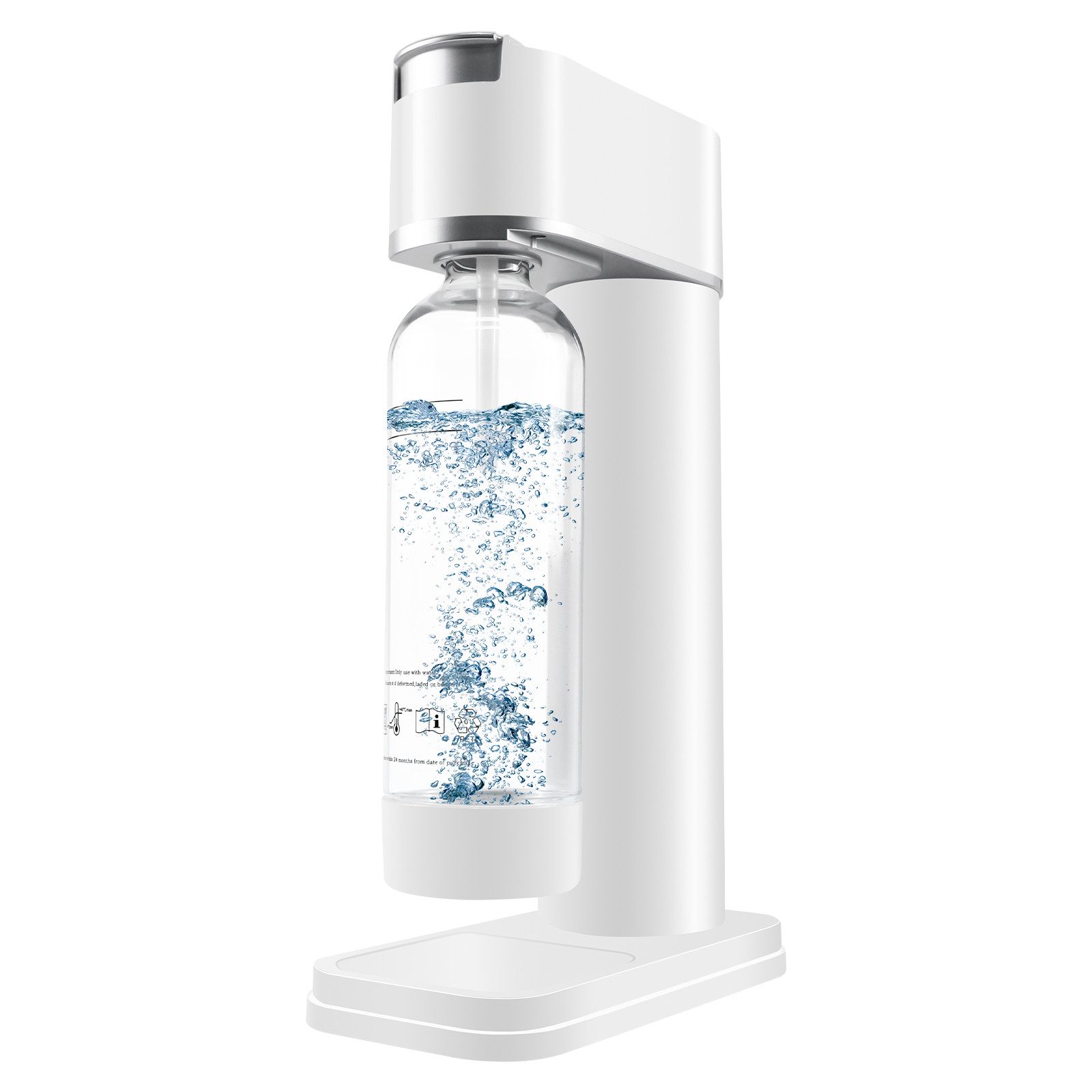 OZAVO Wassersprudler SDS-150A Trinkwassersprudler mit 1 L Wasserflasch, Soda Sprudelwasser Maschine Maker ohne CO2 Flasche BPA-Freier