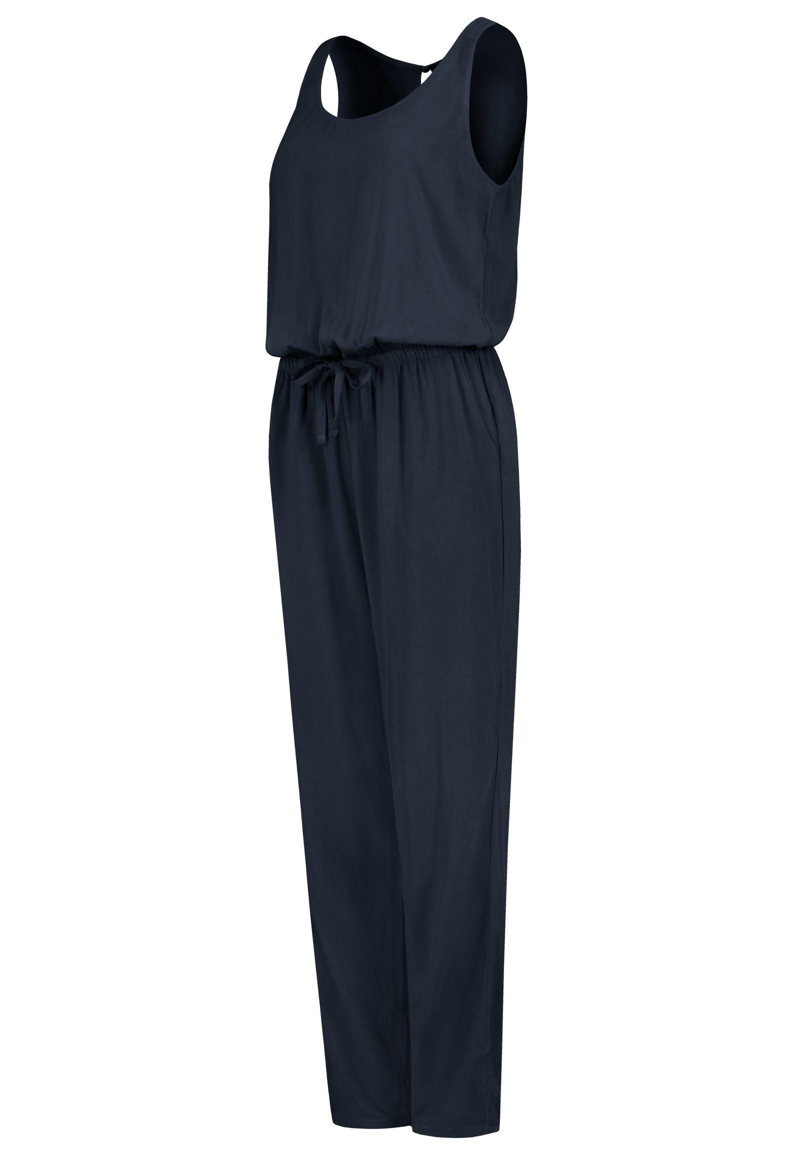SUBLEVEL Overall Damen Overall Jumpsuit lange Hose Sommer Binde Gürtel Einteiler – Bild 3 von 5