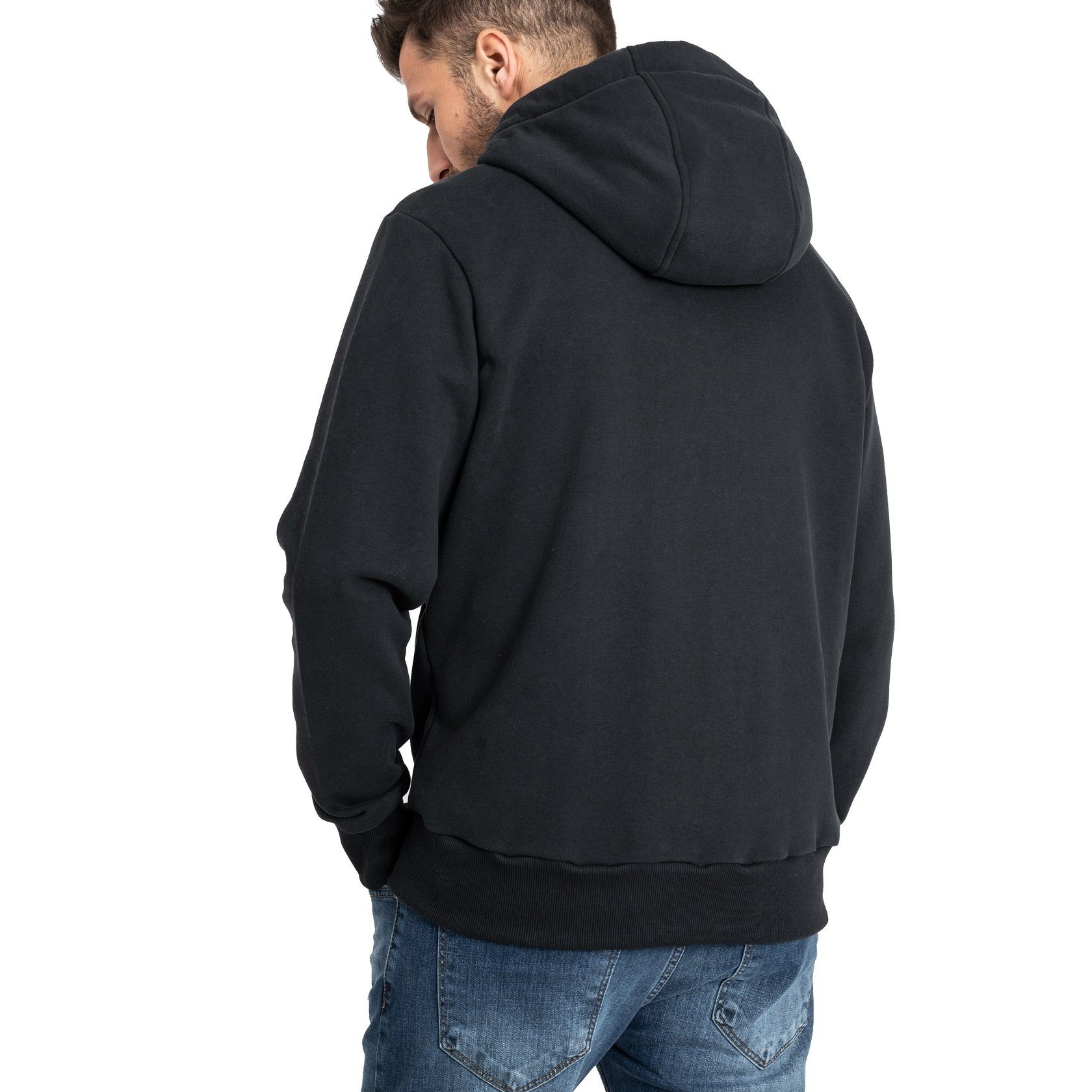 DEPROC Active Longpullover FinnDC Herren Zip-Hoodie