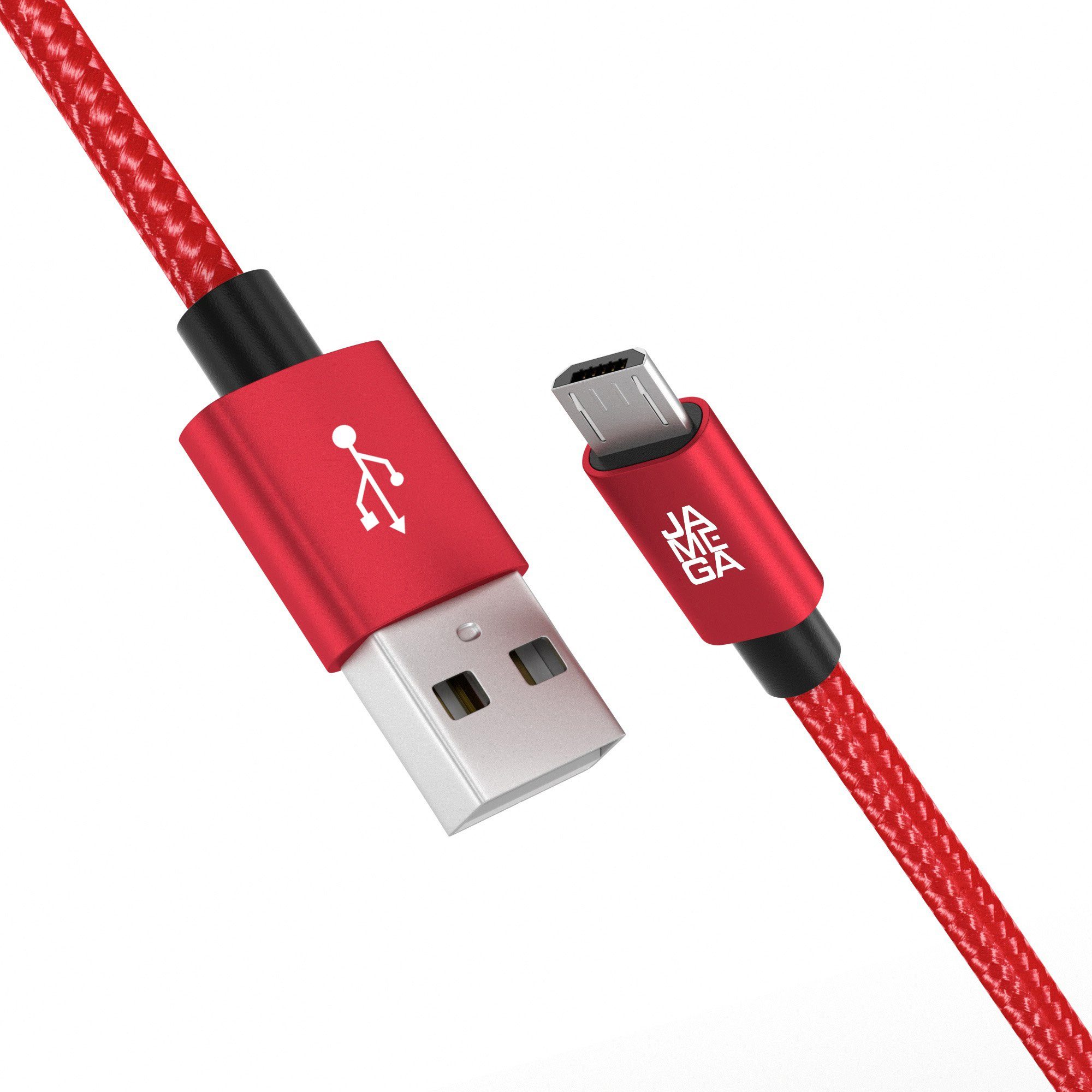 JAMEGA Micro USB Kabel Ladekabel Daten für Tablet Samsung Huawei PS4 XBOX LG USB-Kabel, USB, Micro USB, (100 cm)