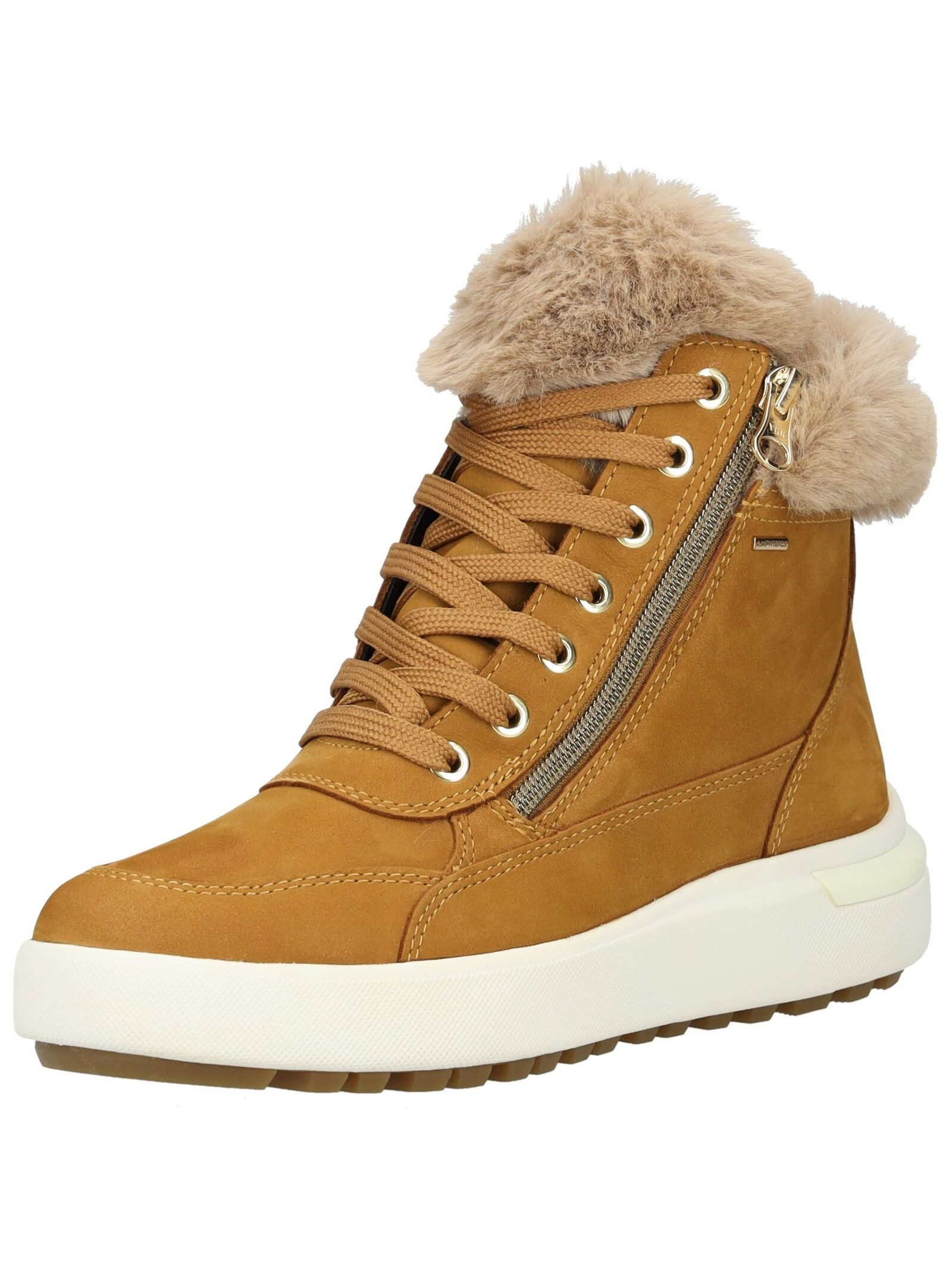 Geox Geox Чоботиette Leder/Textil Schnürstiefelette