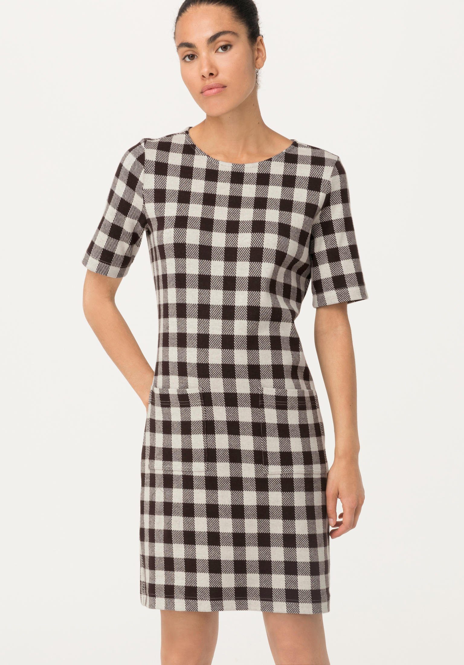 Hessnatur Jerseykleid aus Bio-Baumwolle (1-tlg)